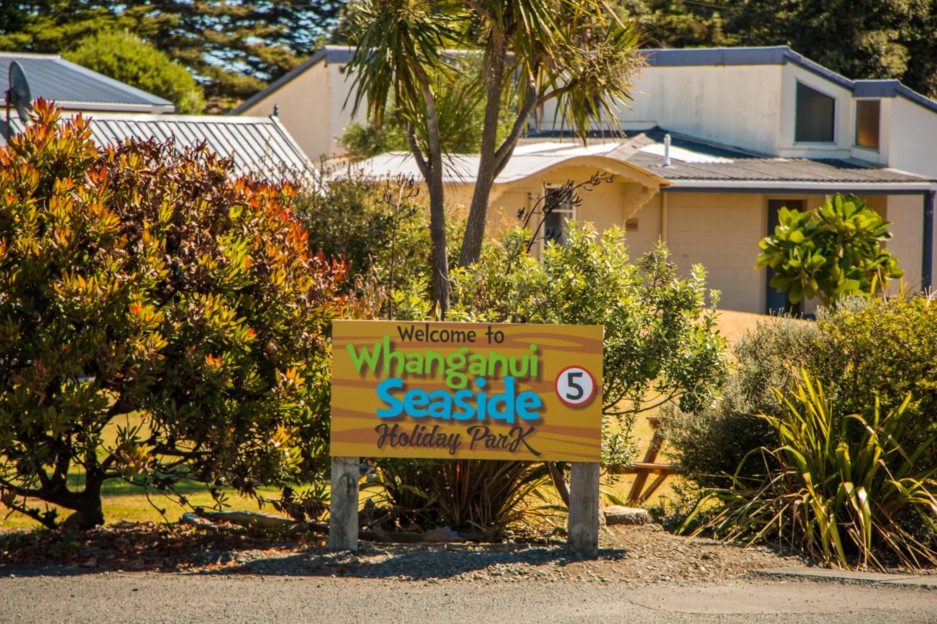 Property logo or sign in Whanganui Seaside Holiday Park
