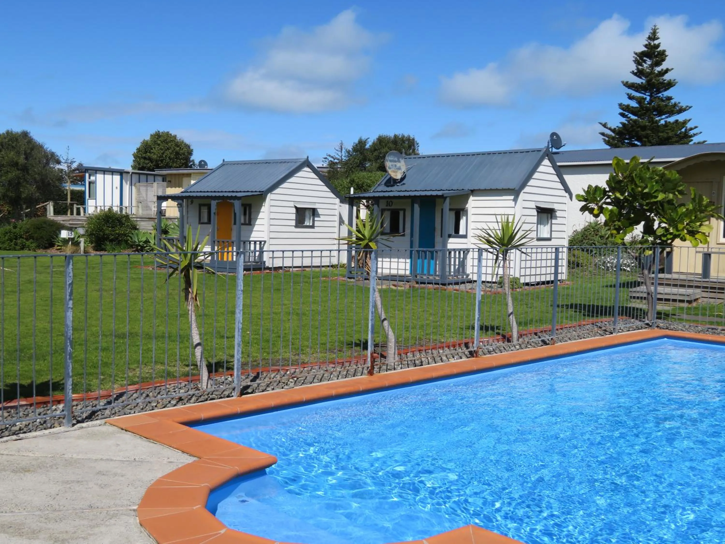 Swimming pool in Whanganui Seaside Holiday Park
