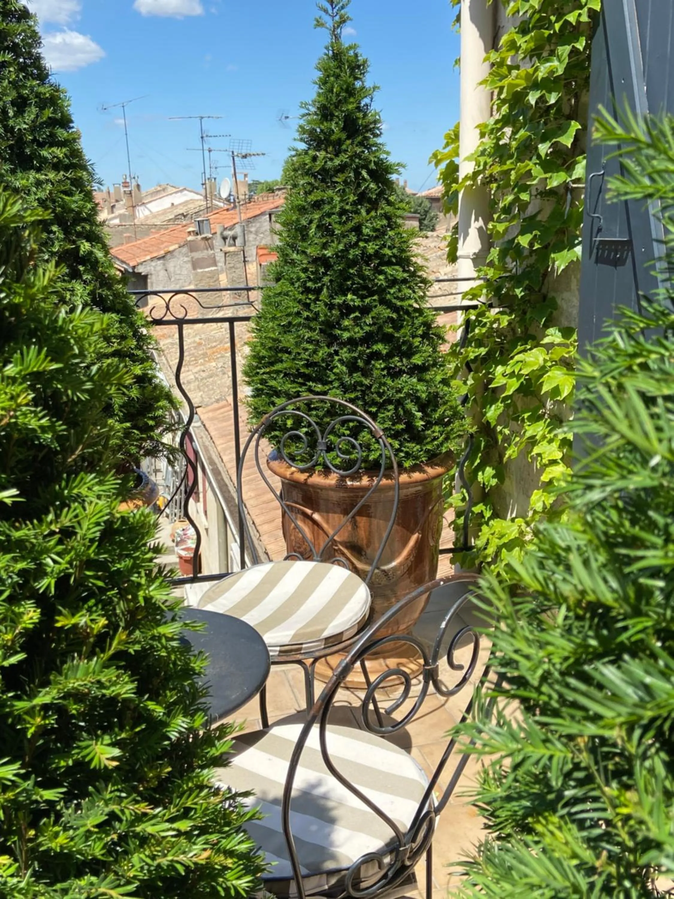 Patio in Hôtel Gounod