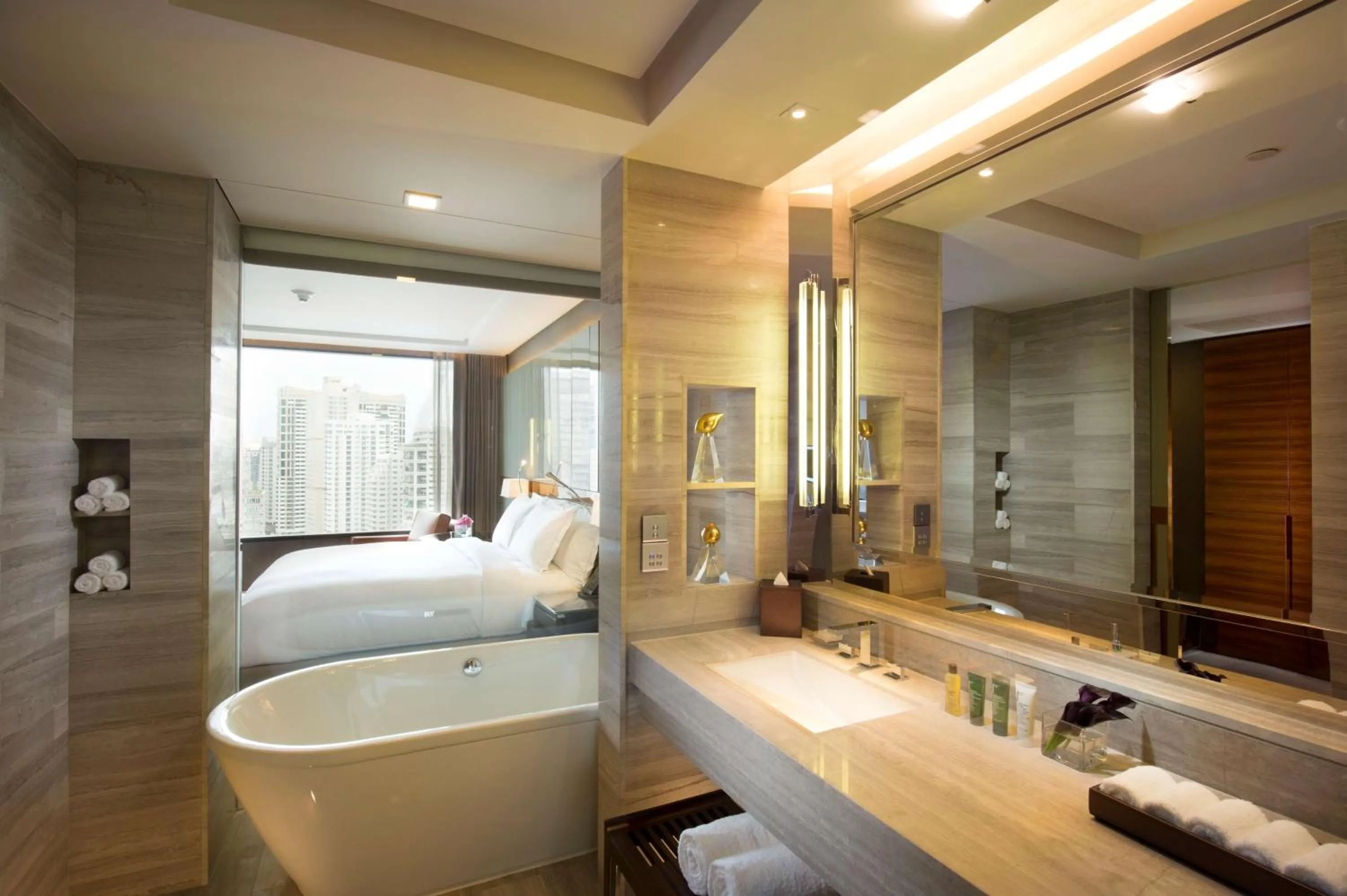 Bathroom in Hilton Sukhumvit Bangkok