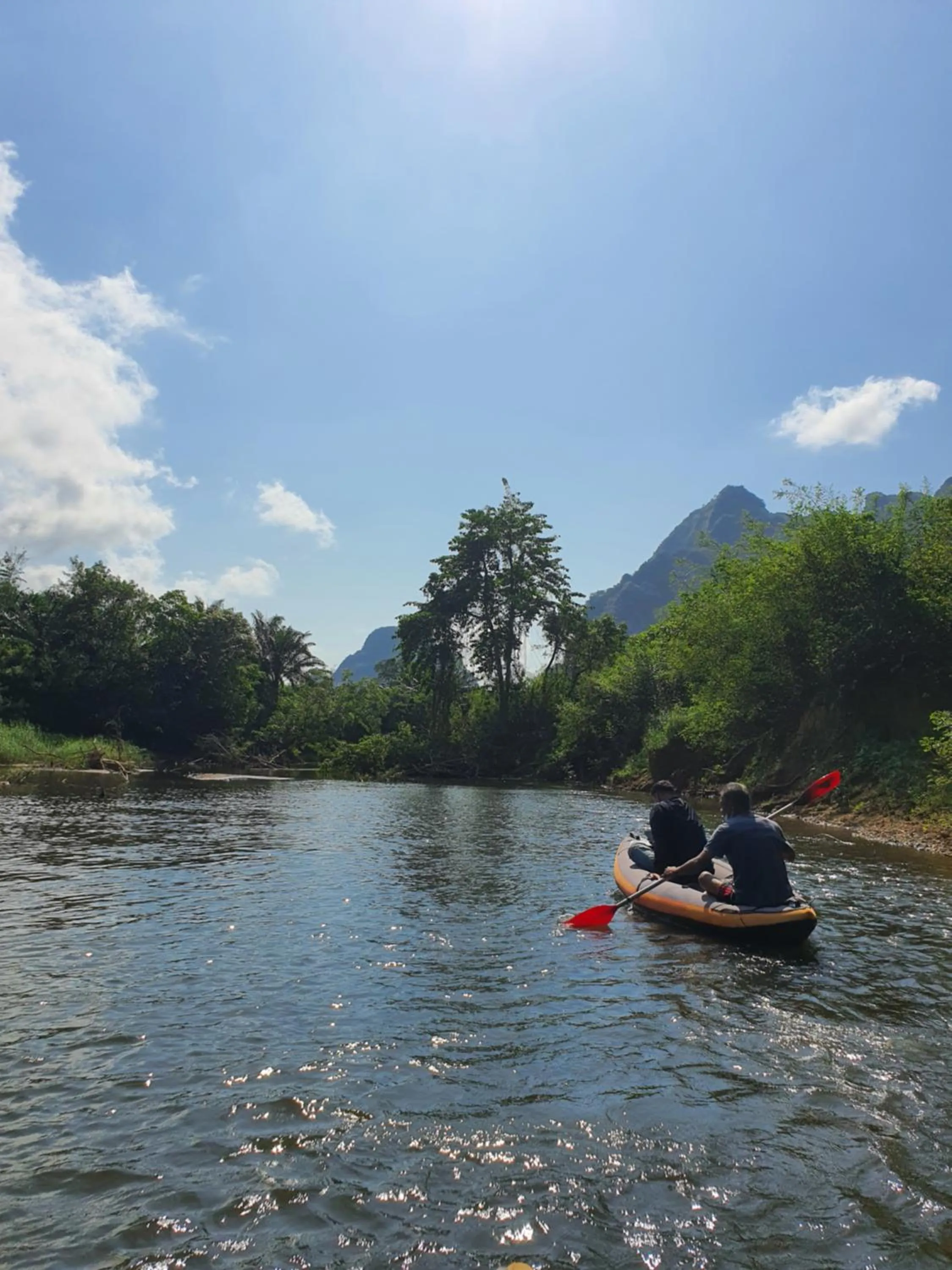 People in Khao Sok Silver Cliff Resort