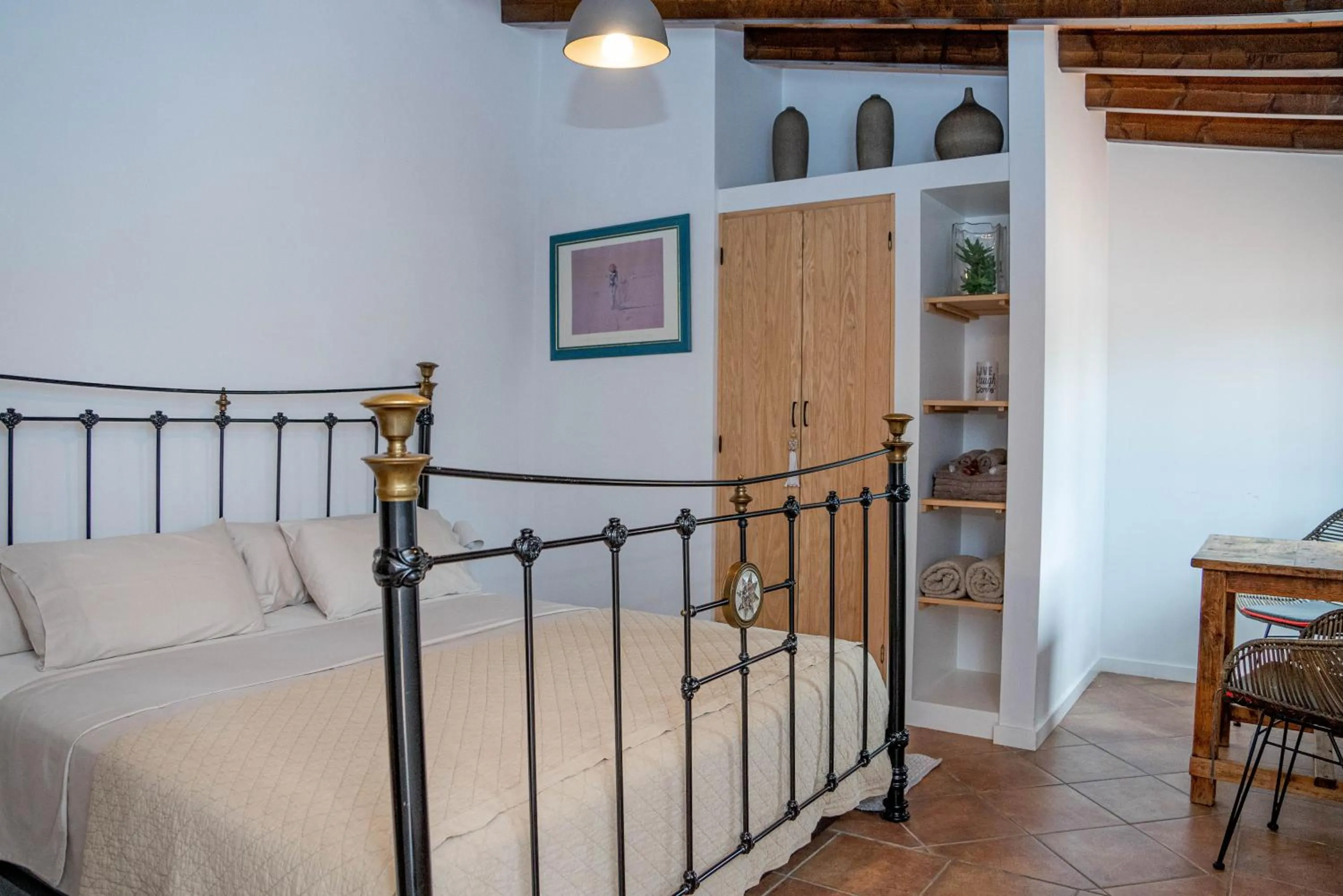 Bedroom, Bed in Finca Las Hierbas B&B