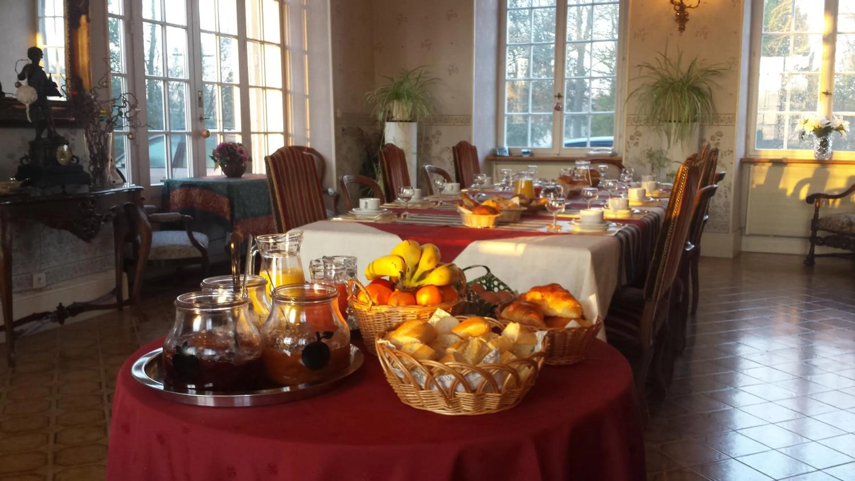 Buffet breakfast in Château De Werde