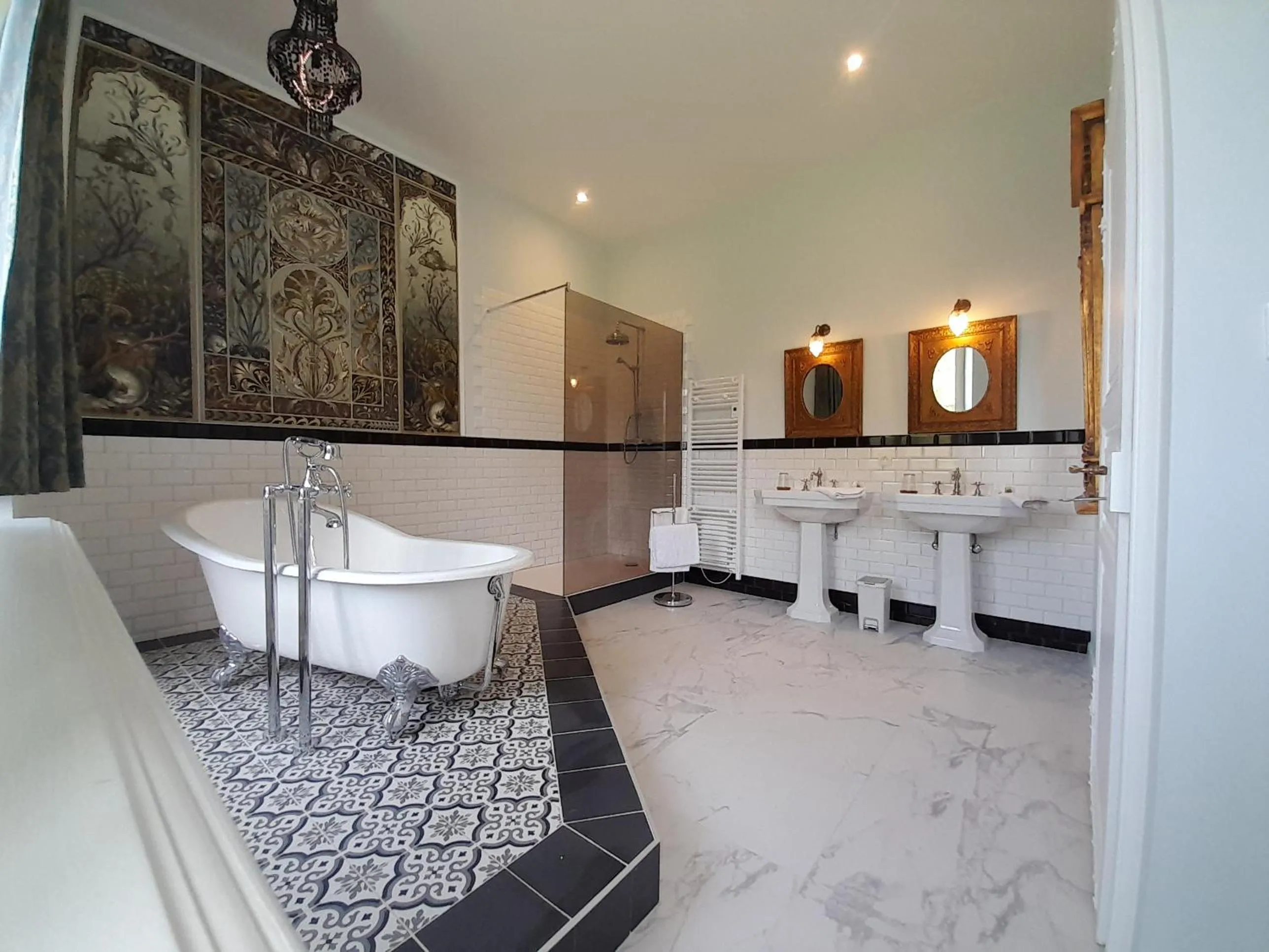 Bathroom in Château De Werde