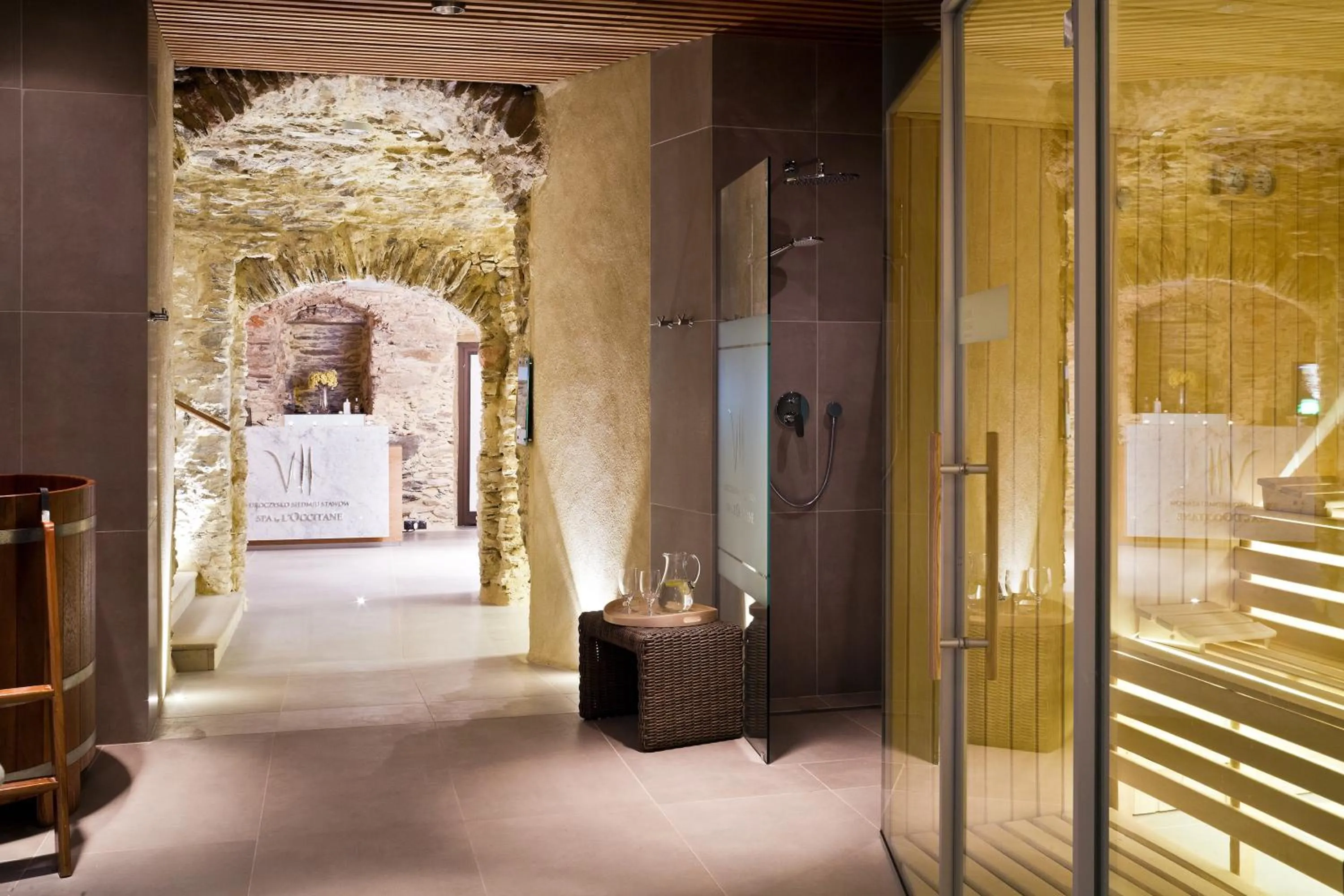 Spa and wellness centre/facilities in Uroczysko Siedmiu Stawów & Spa by L'Occitane