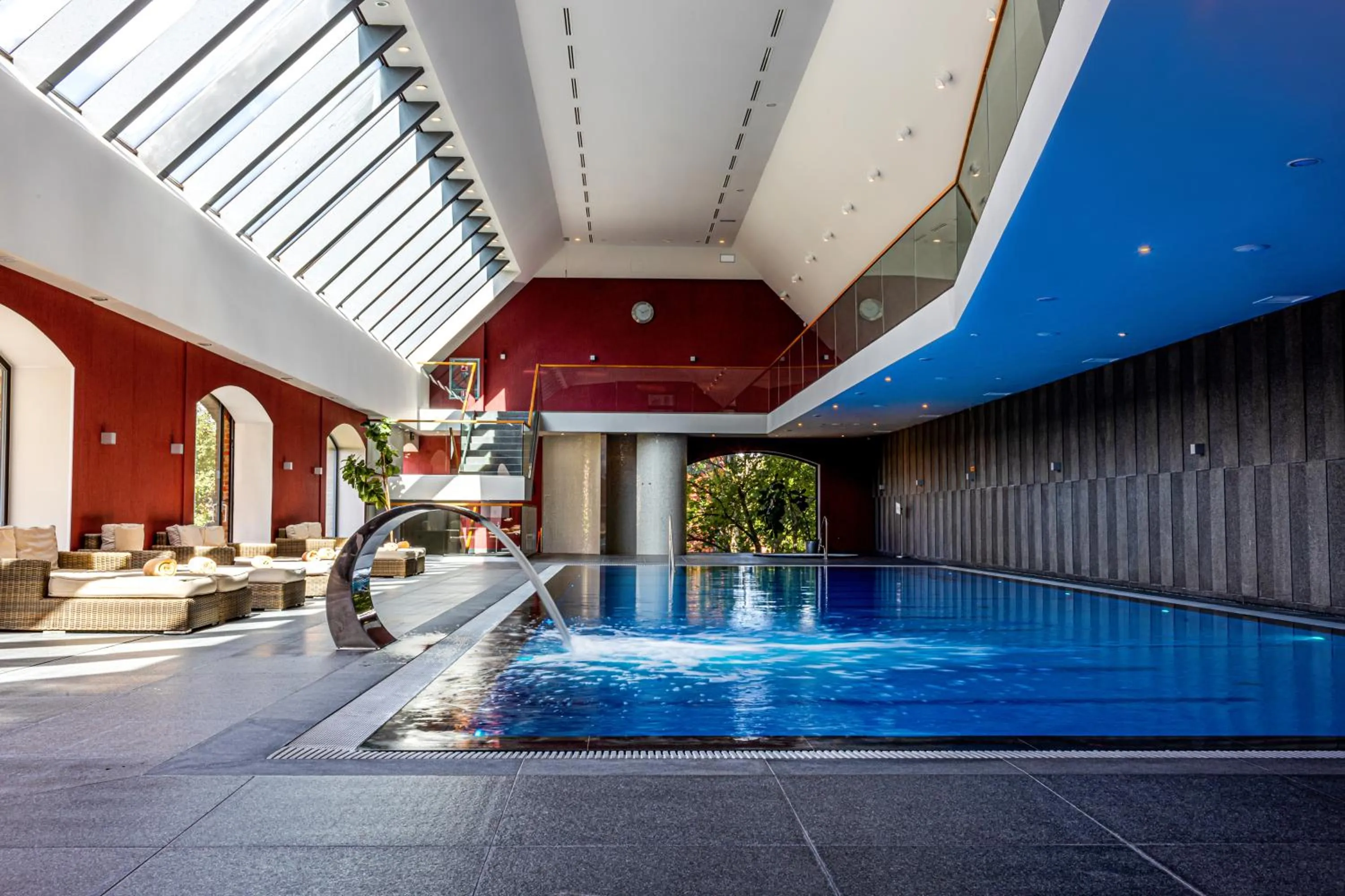 Swimming pool in Uroczysko Siedmiu Stawów & Spa by L'Occitane