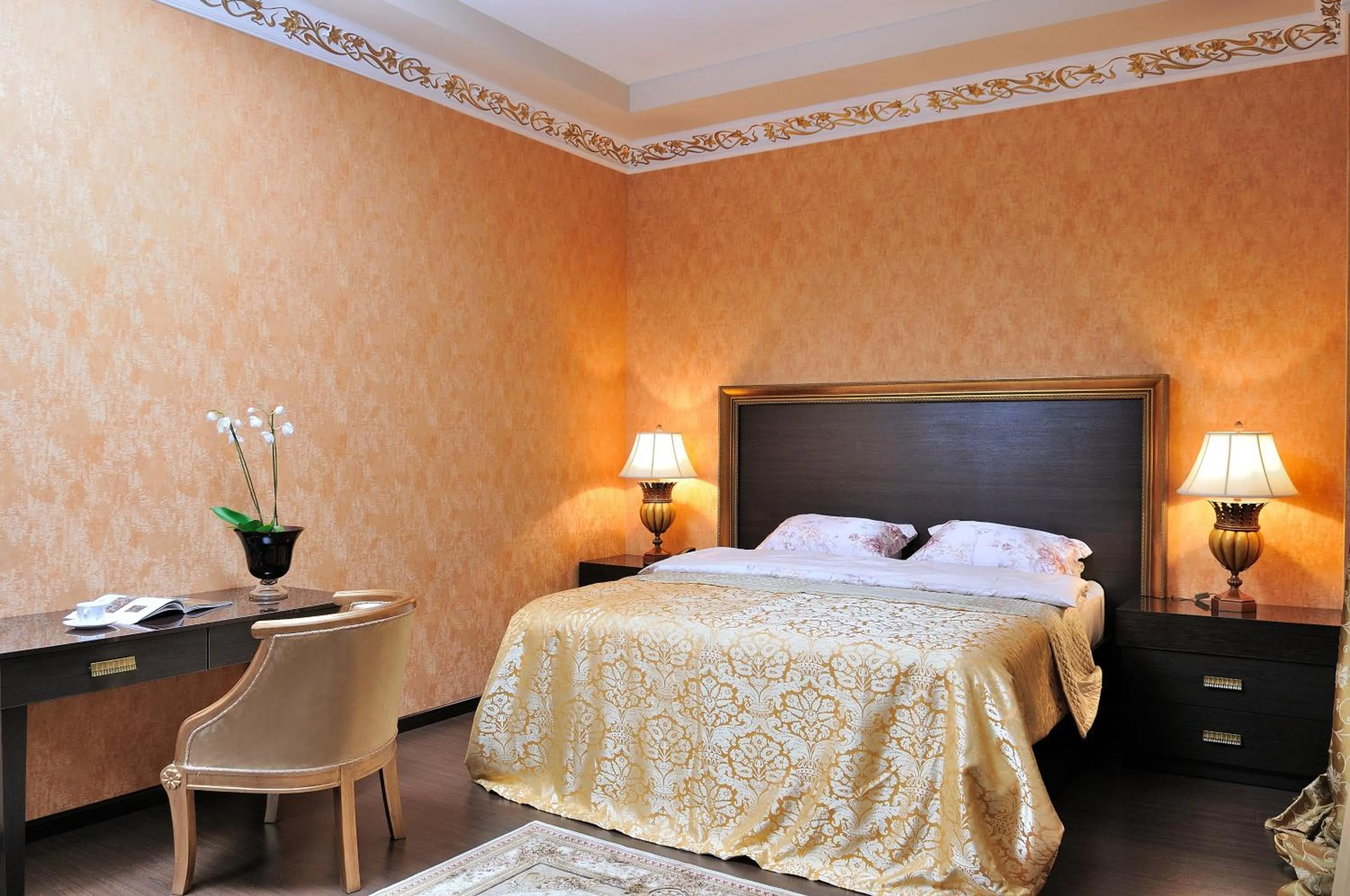 Decorative detail, Bed in Darhan Boutique Hotel