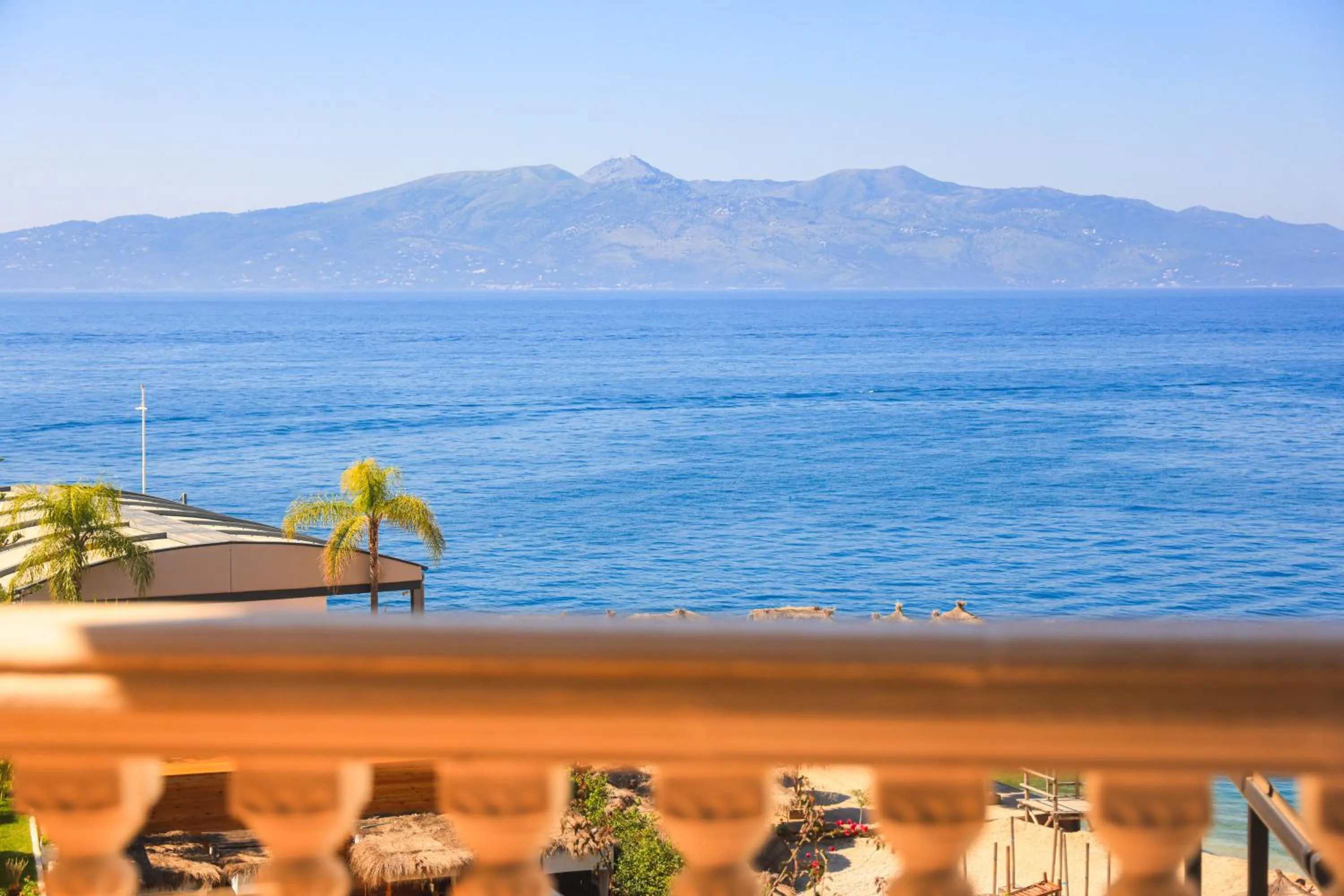 Balcony/Terrace in Hotel Apollon Sarande