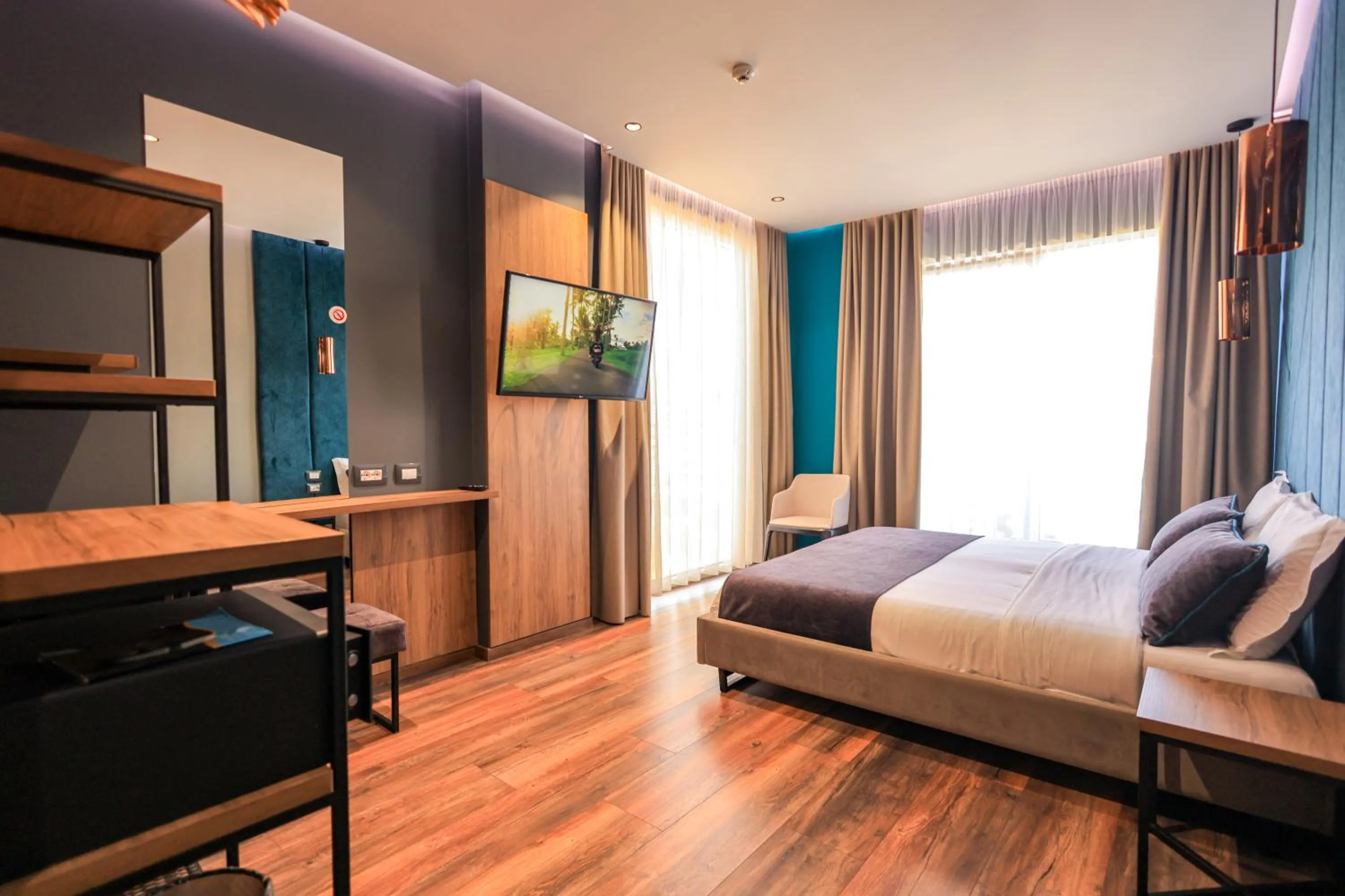 Bedroom, Bed in Hotel Apollon Sarande