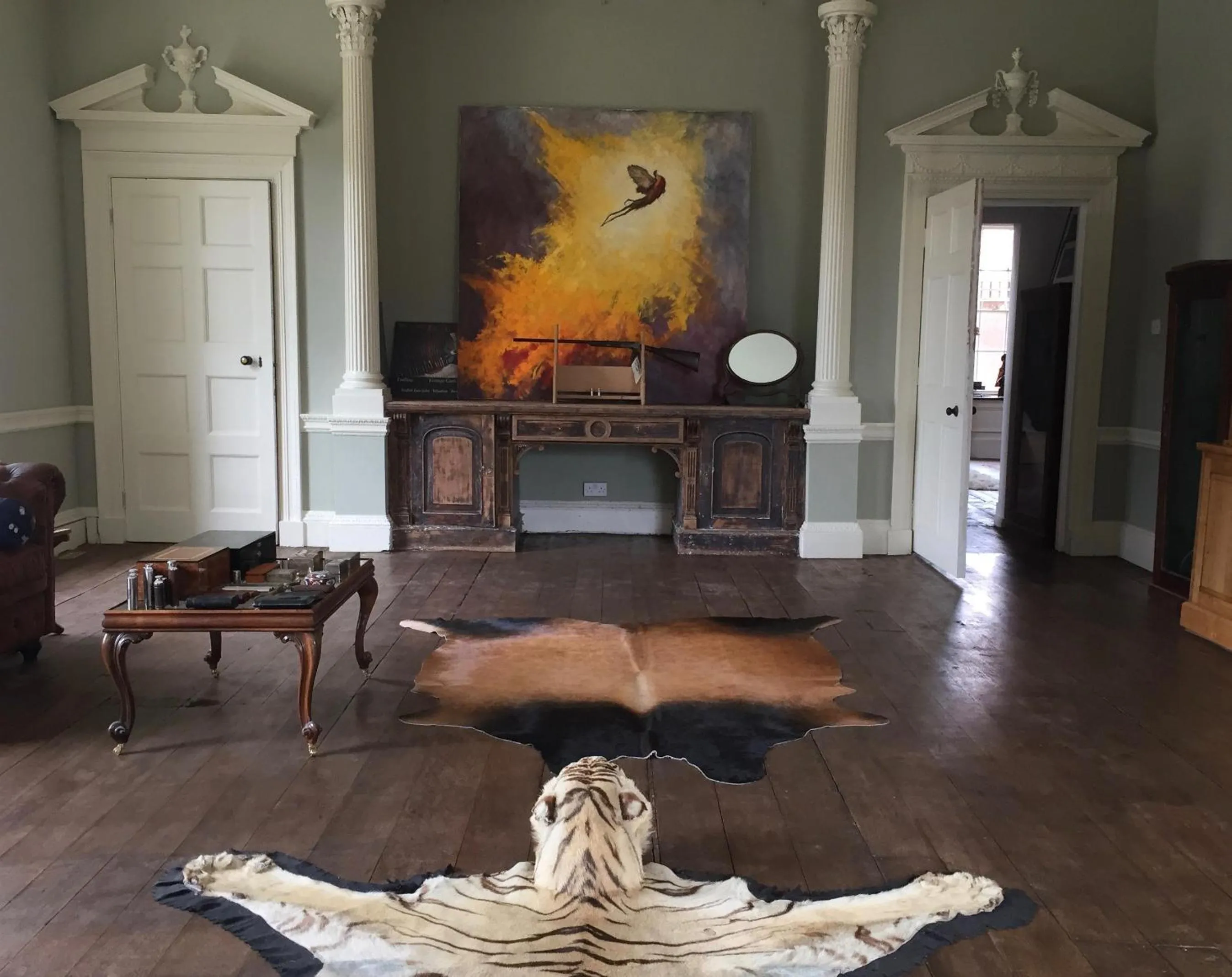 Seating area in Caynham Court