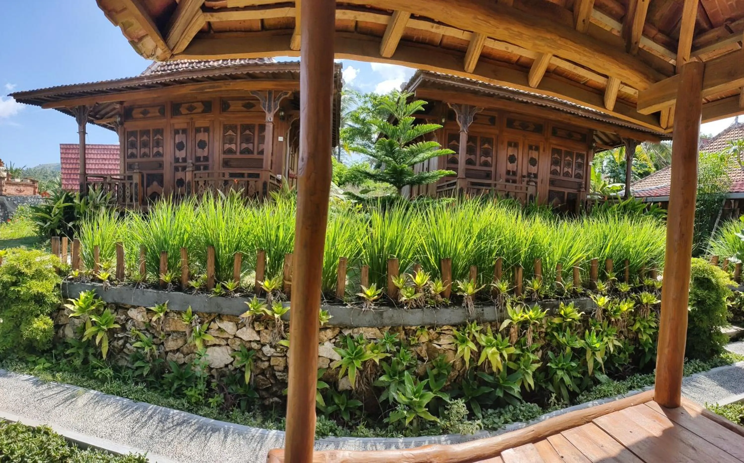 Garden view in Kepaon Gari Inn