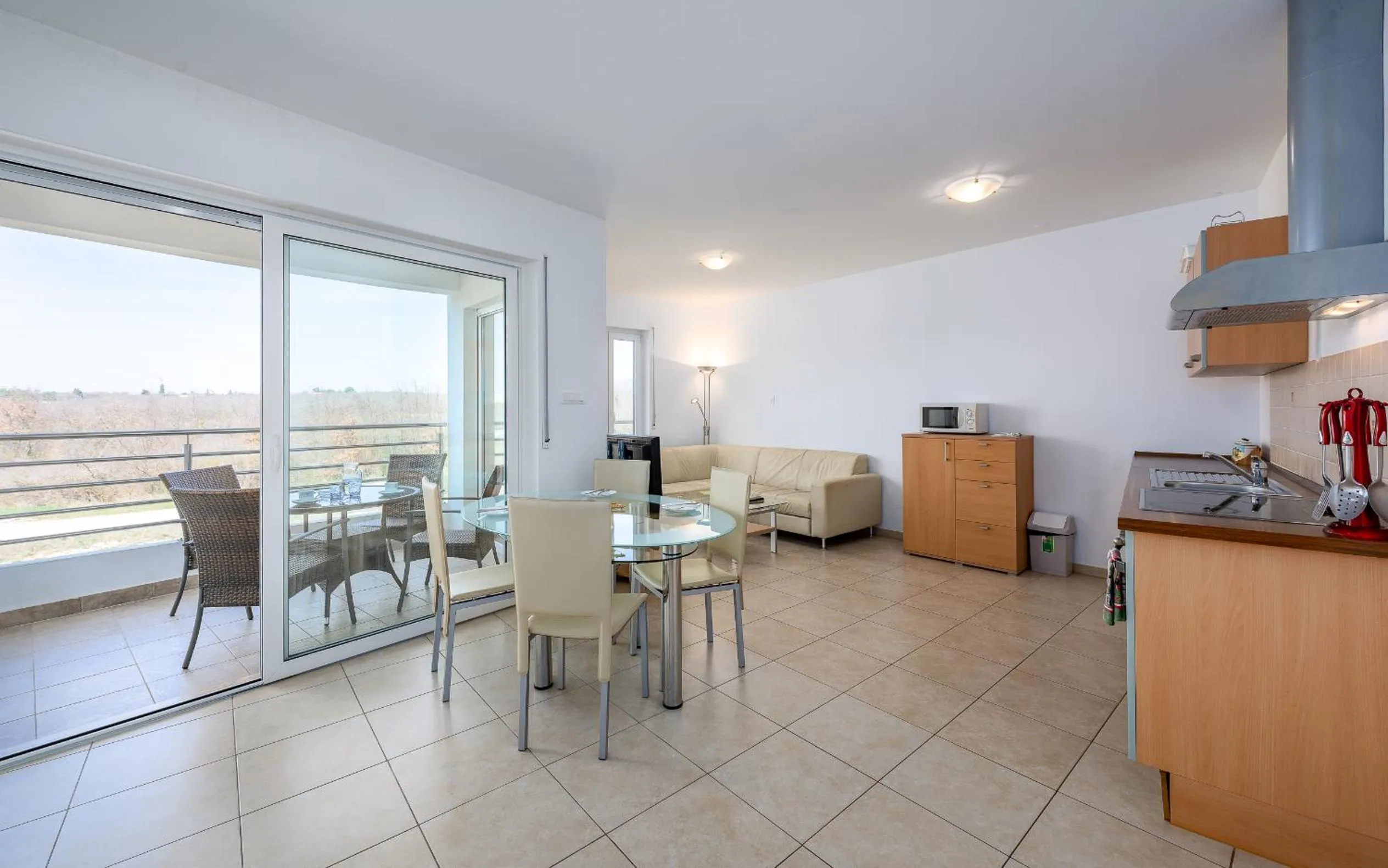 Kitchen or kitchenette in Adria Apartments