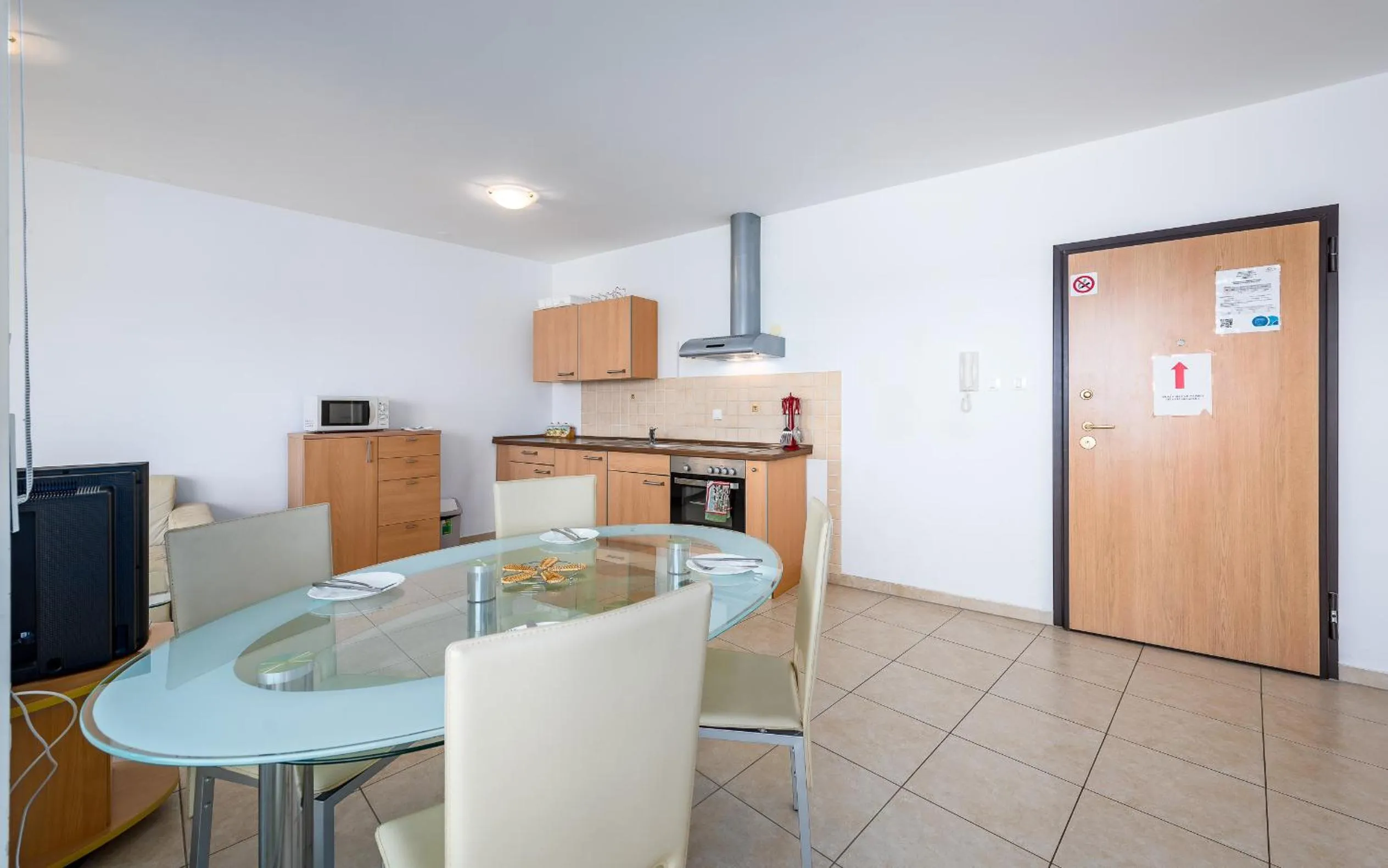 Kitchen or kitchenette in Adria Apartments