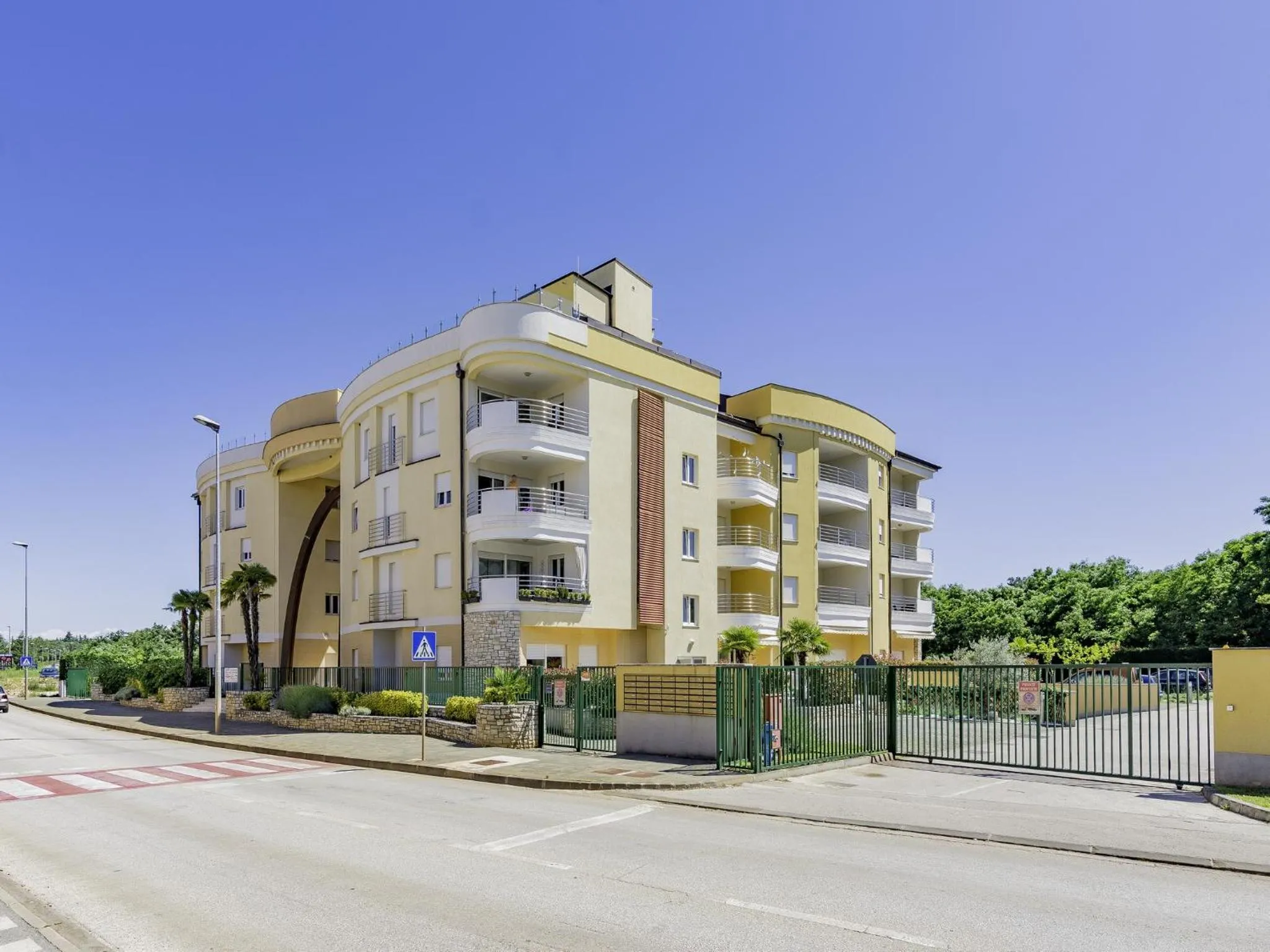 Facade/entrance in Adria Apartments