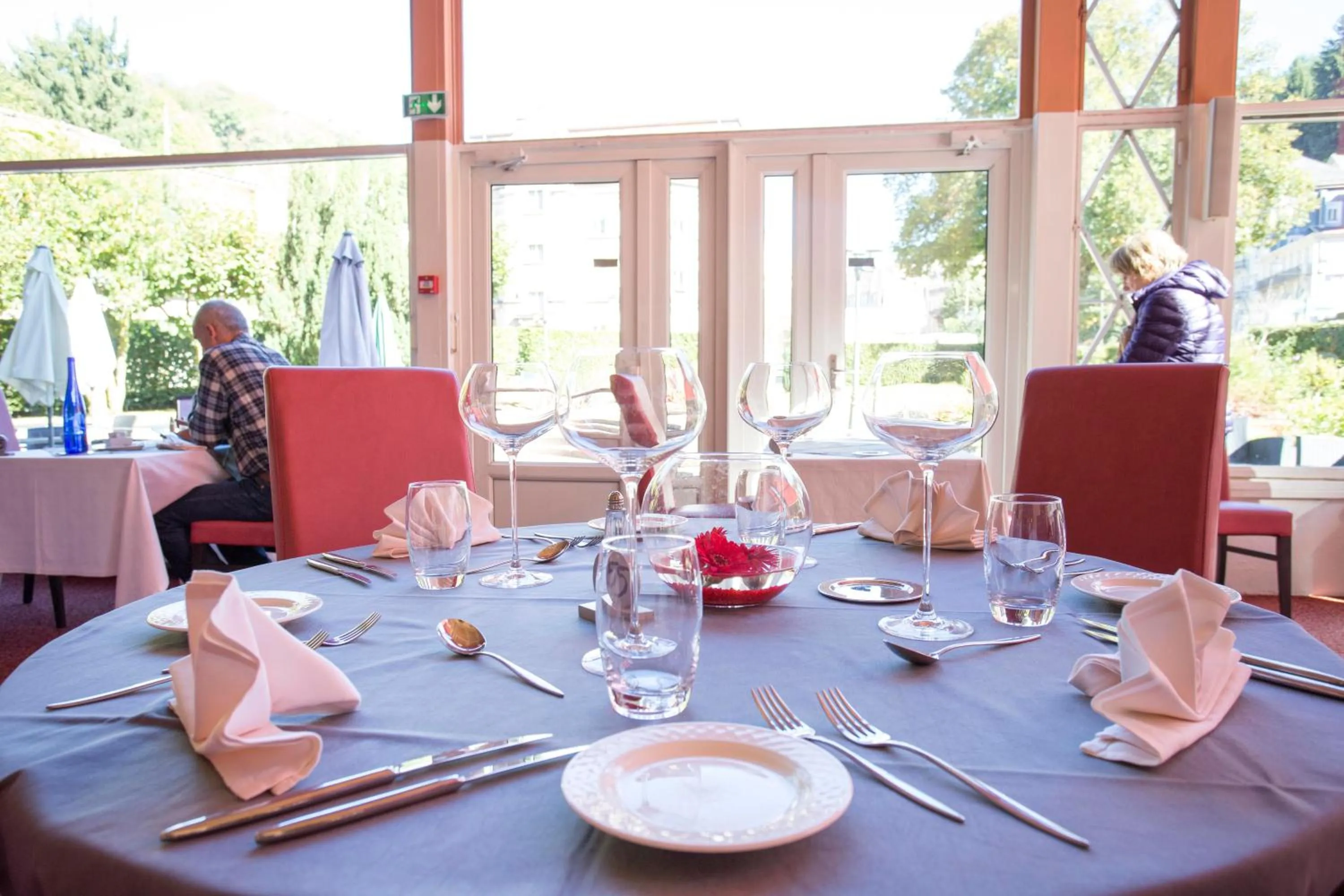 Restaurant/places to eat in Le Grand Hotel de Plombières by Popinns