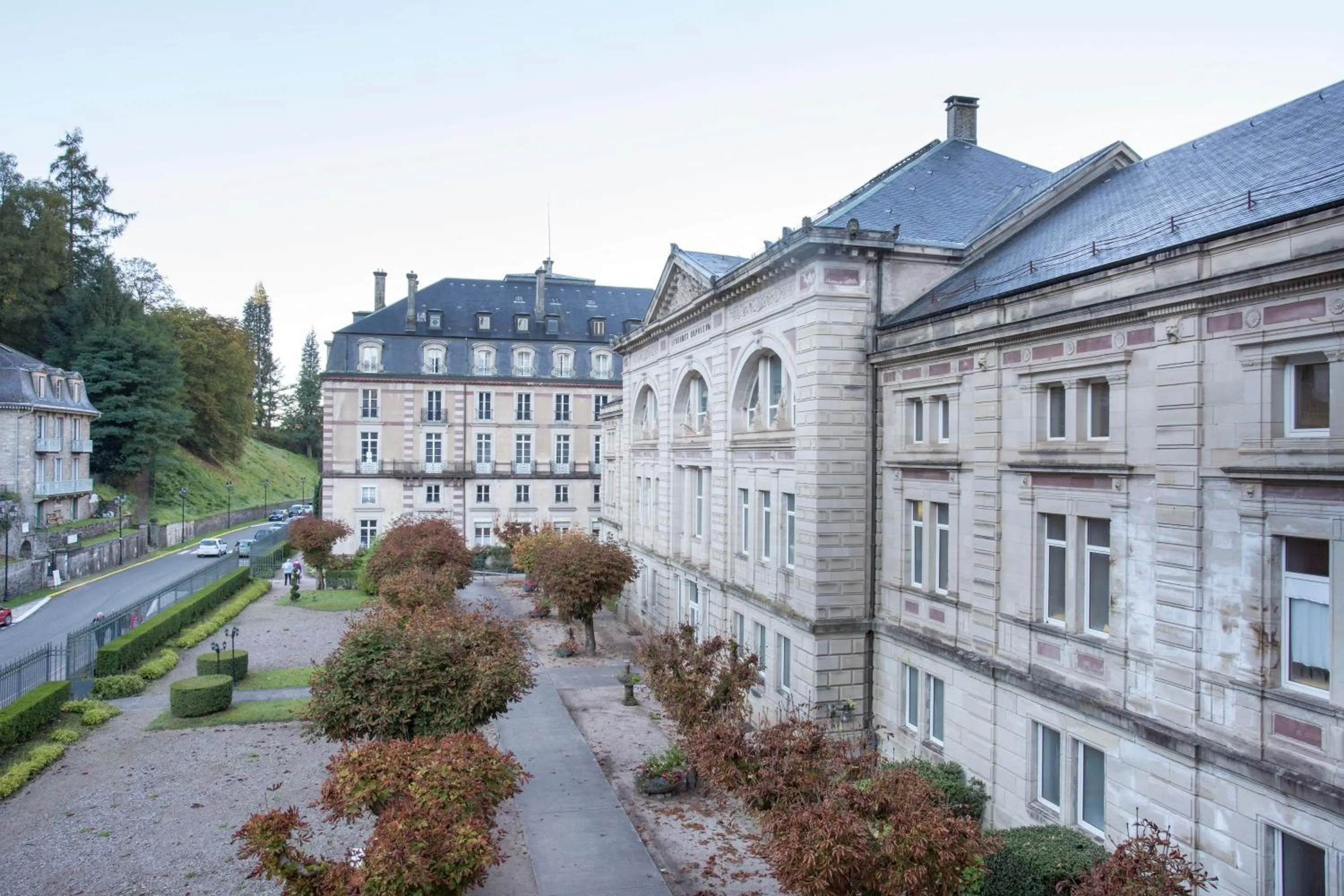 View (from property/room) in Le Grand Hotel de Plombières by Popinns