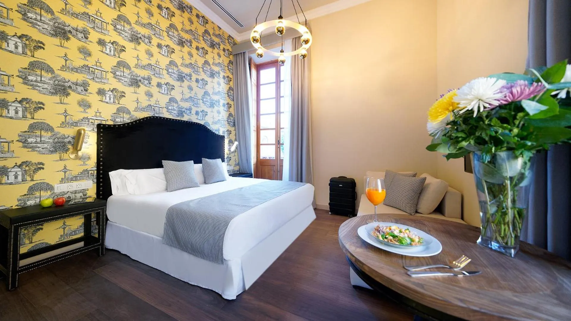 Bed in Hotel Emblemático Agáldar