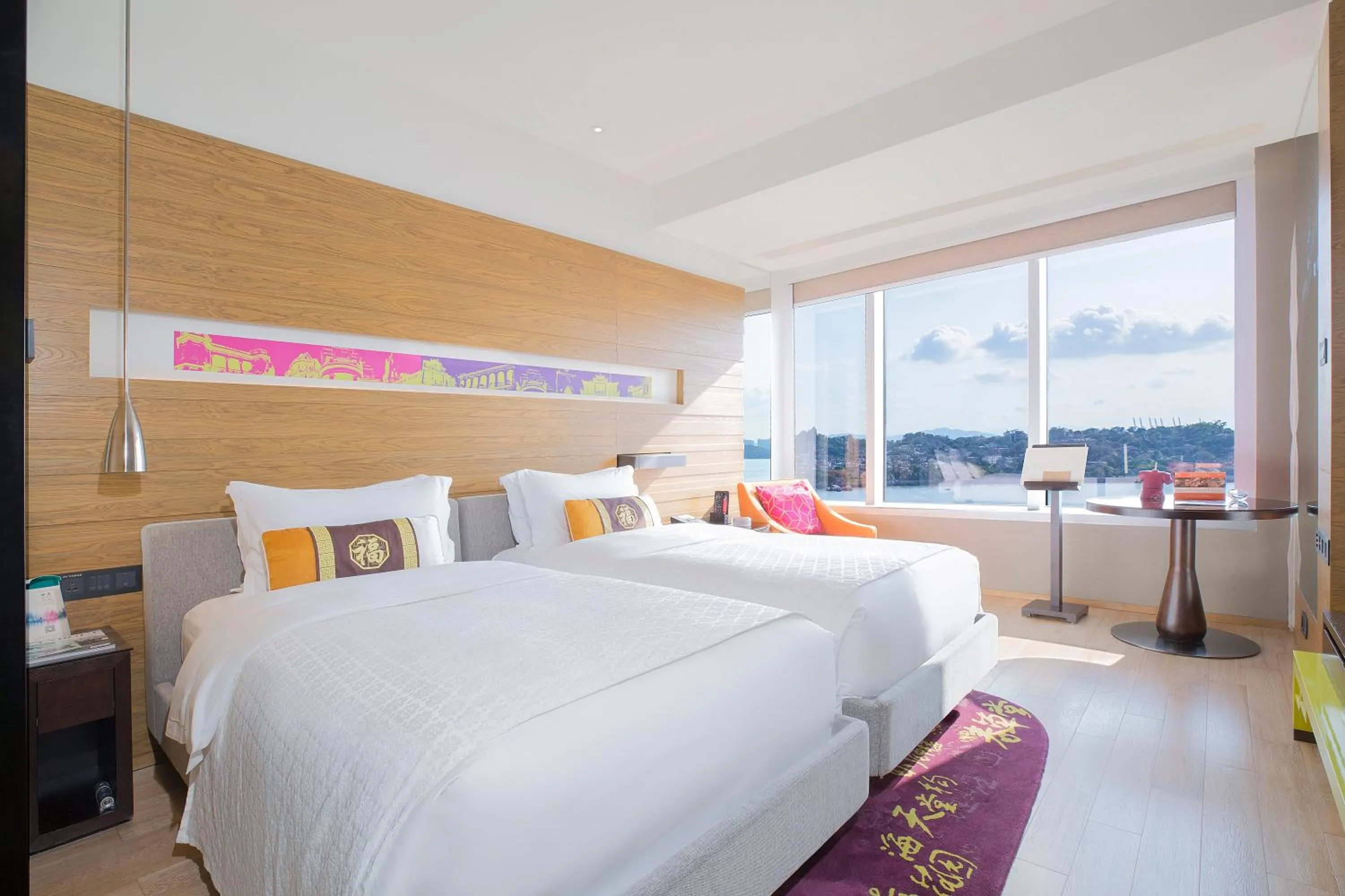 Photo of the whole room, Bed in Hotel Indigo Xiamen Harbour by IHG