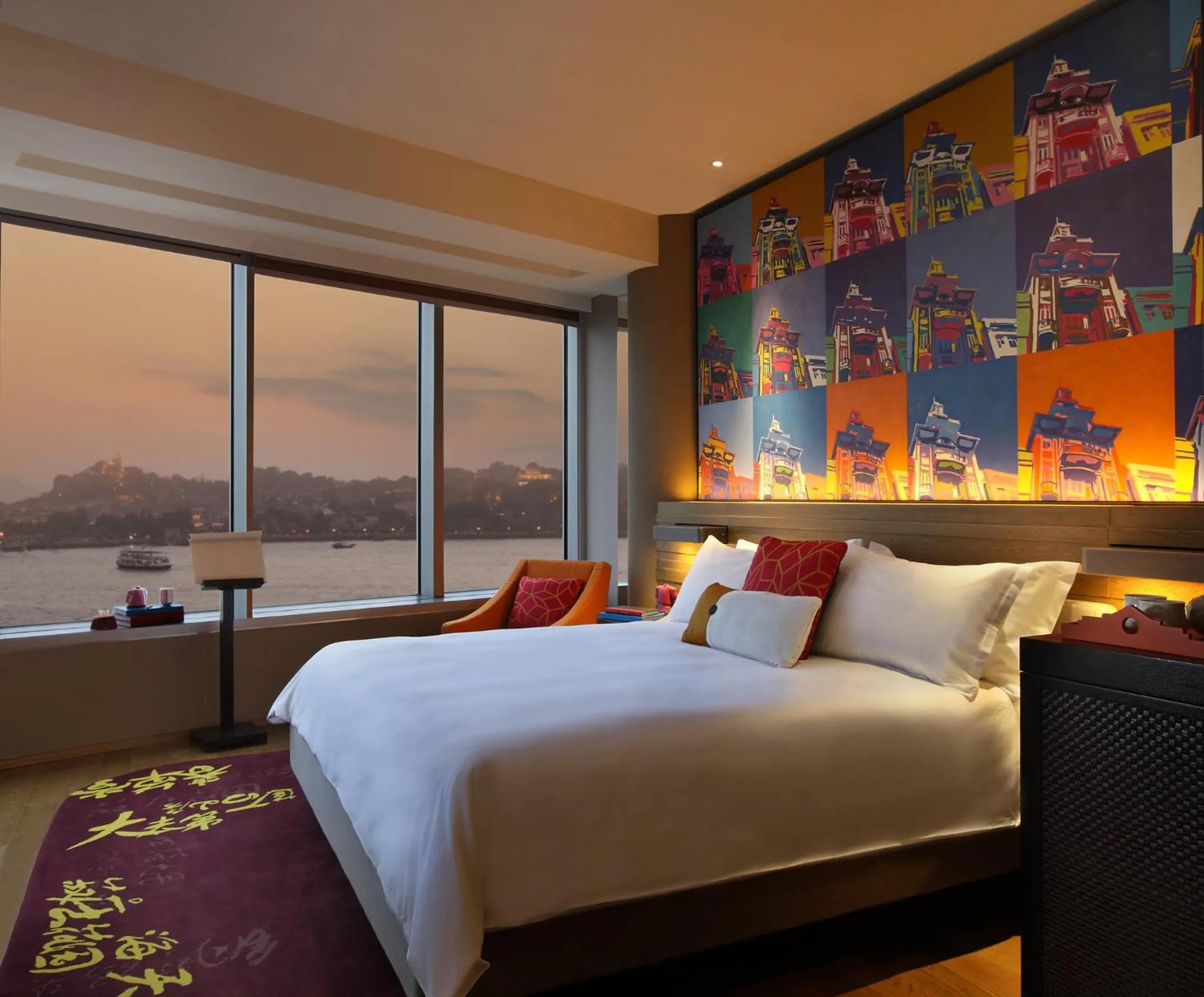 Photo of the whole room, Bed in Hotel Indigo Xiamen Harbour by IHG