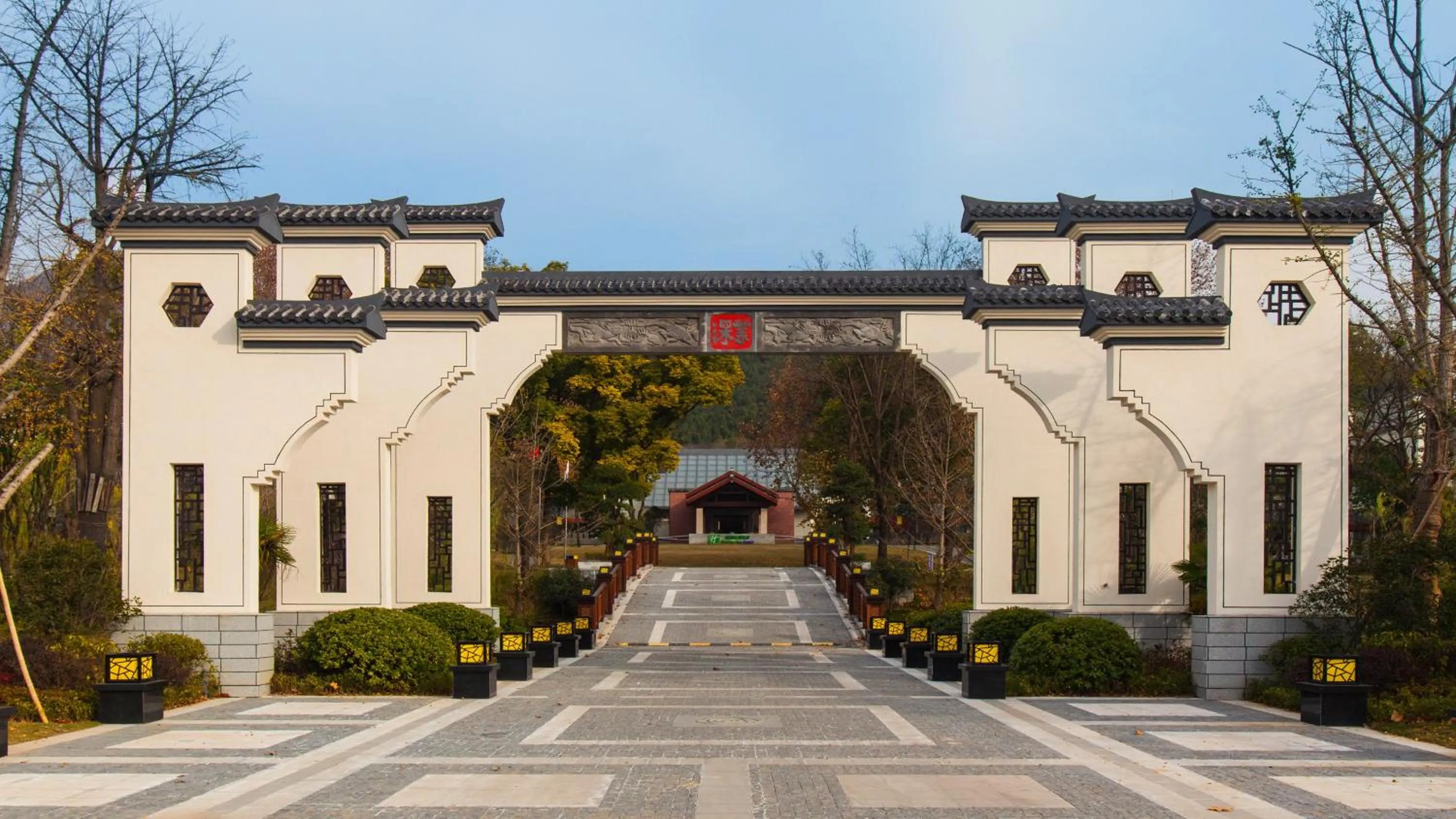 Decorative detail in Holiday Inn Resort Chaohu Hot Spring by IHG
