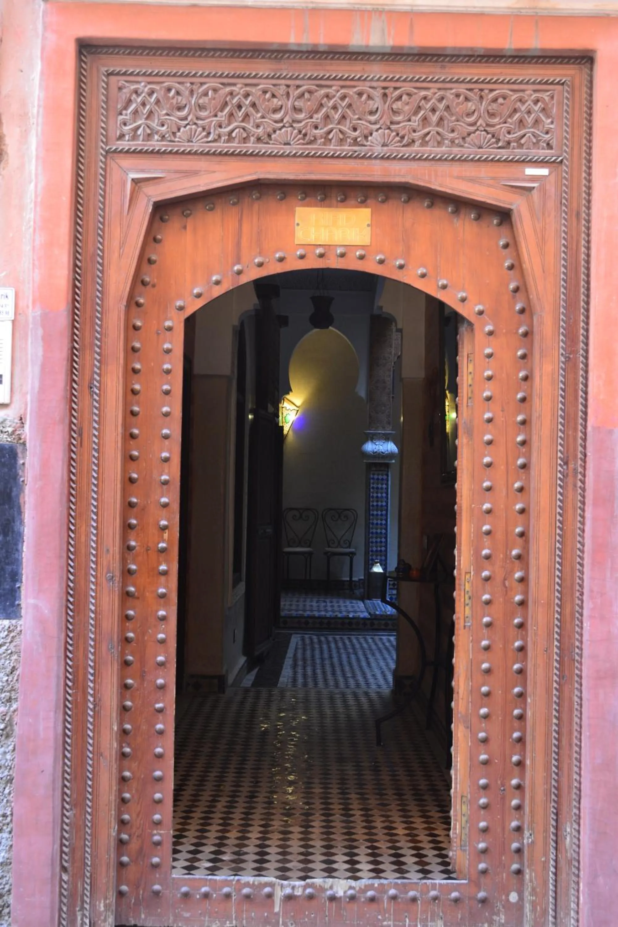 Facade/entrance in Riad Charik