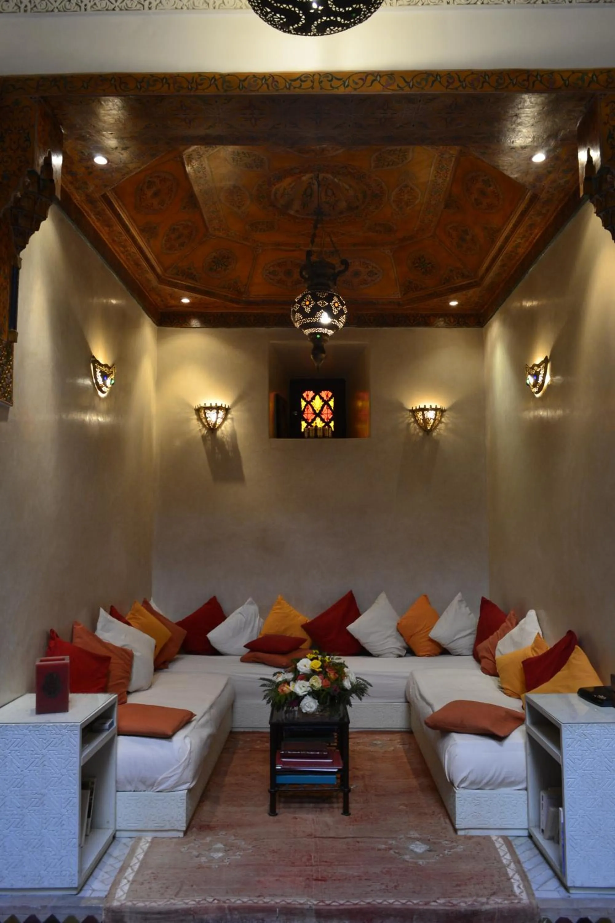 Seating area in Riad Charik