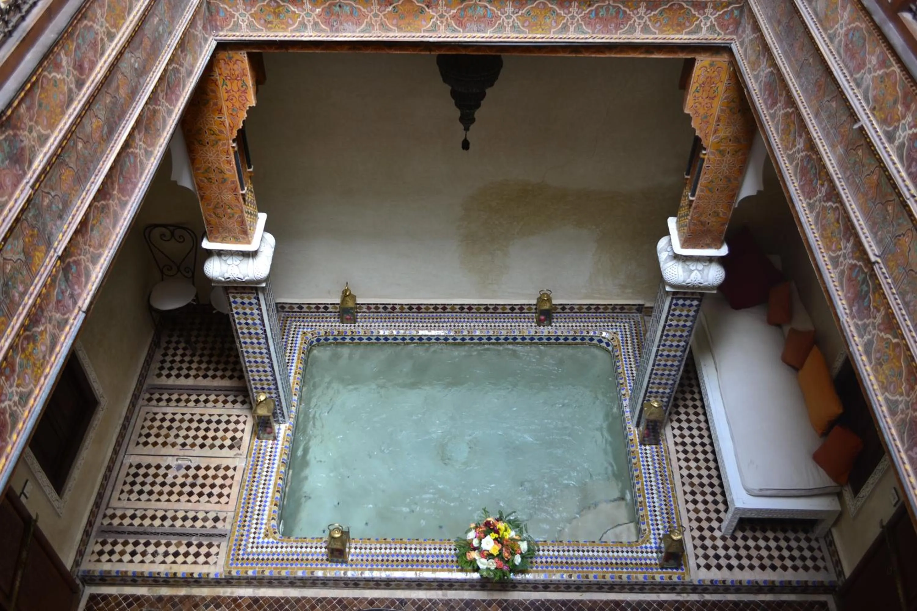 Pool view in Riad Charik