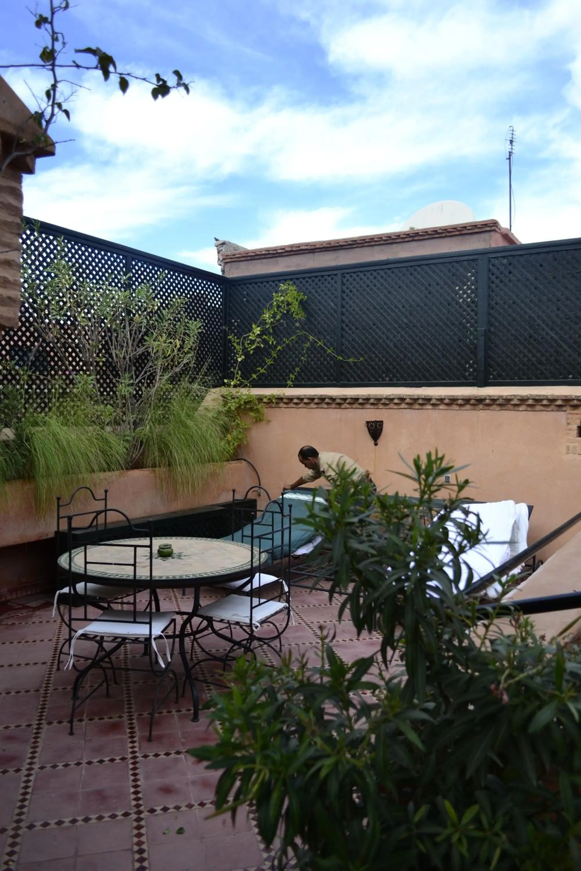 Balcony/Terrace in Riad Charik