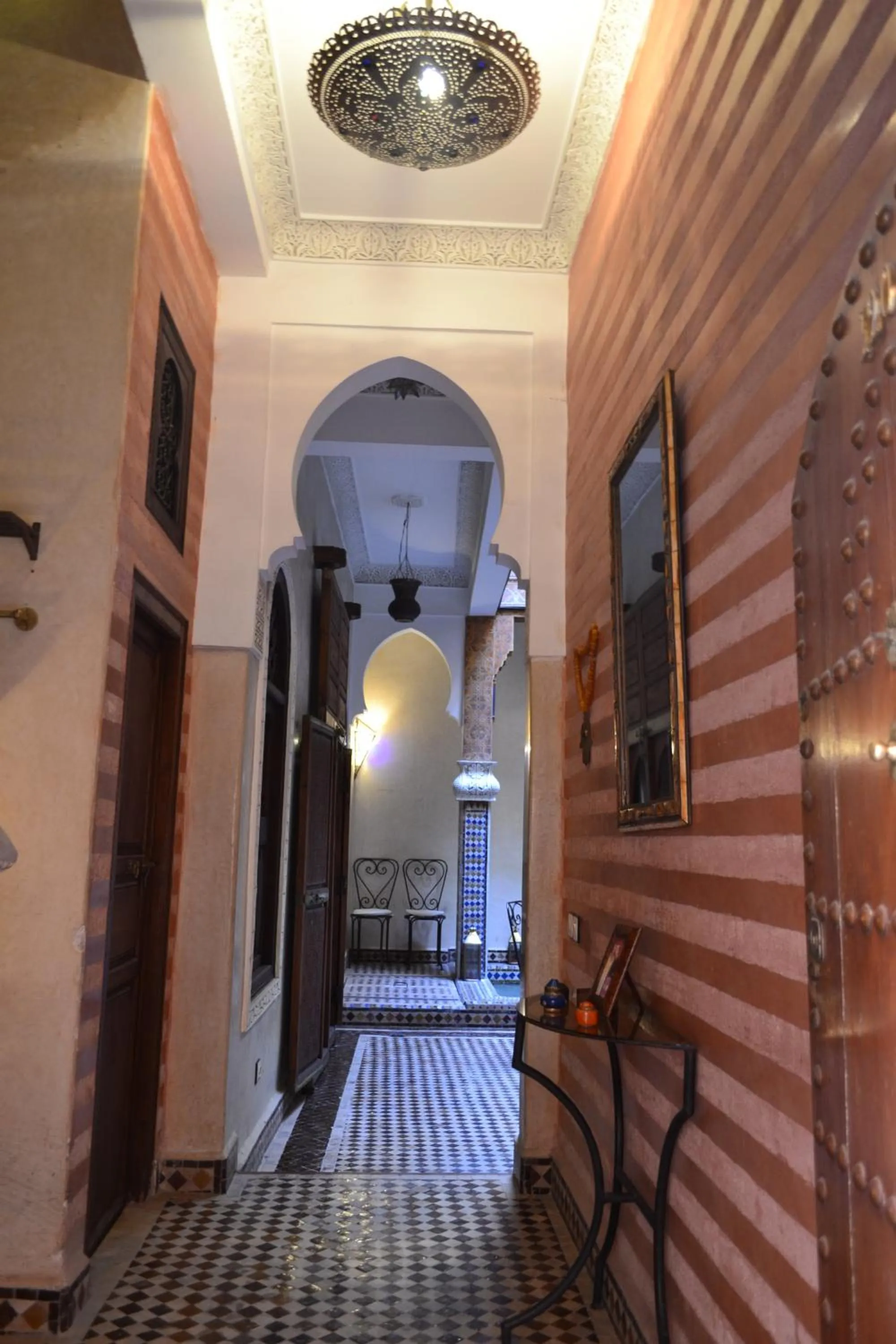 Decorative detail in Riad Charik