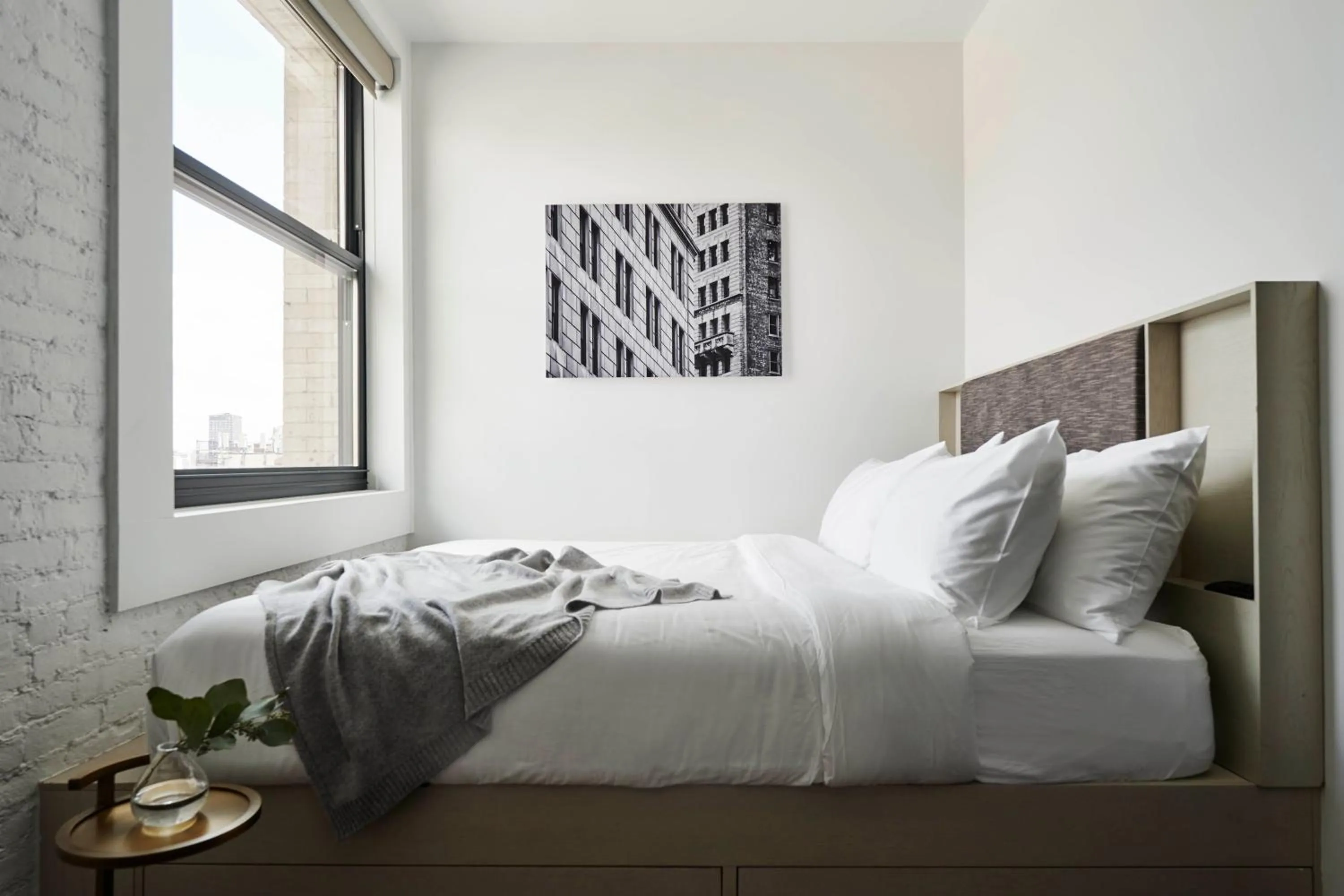 Bed in Walker Hotel Tribeca