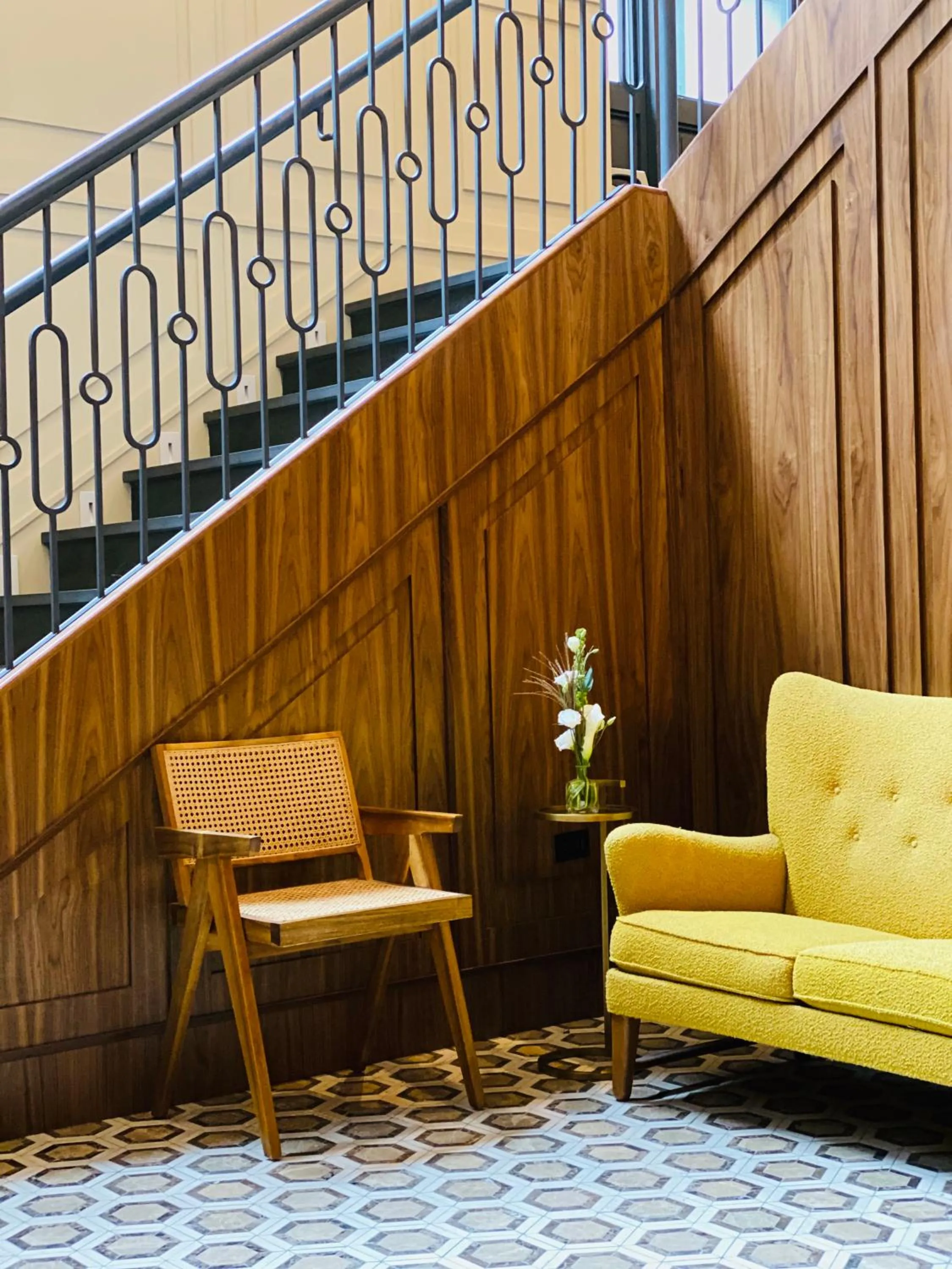 Decorative detail in Walker Hotel Tribeca