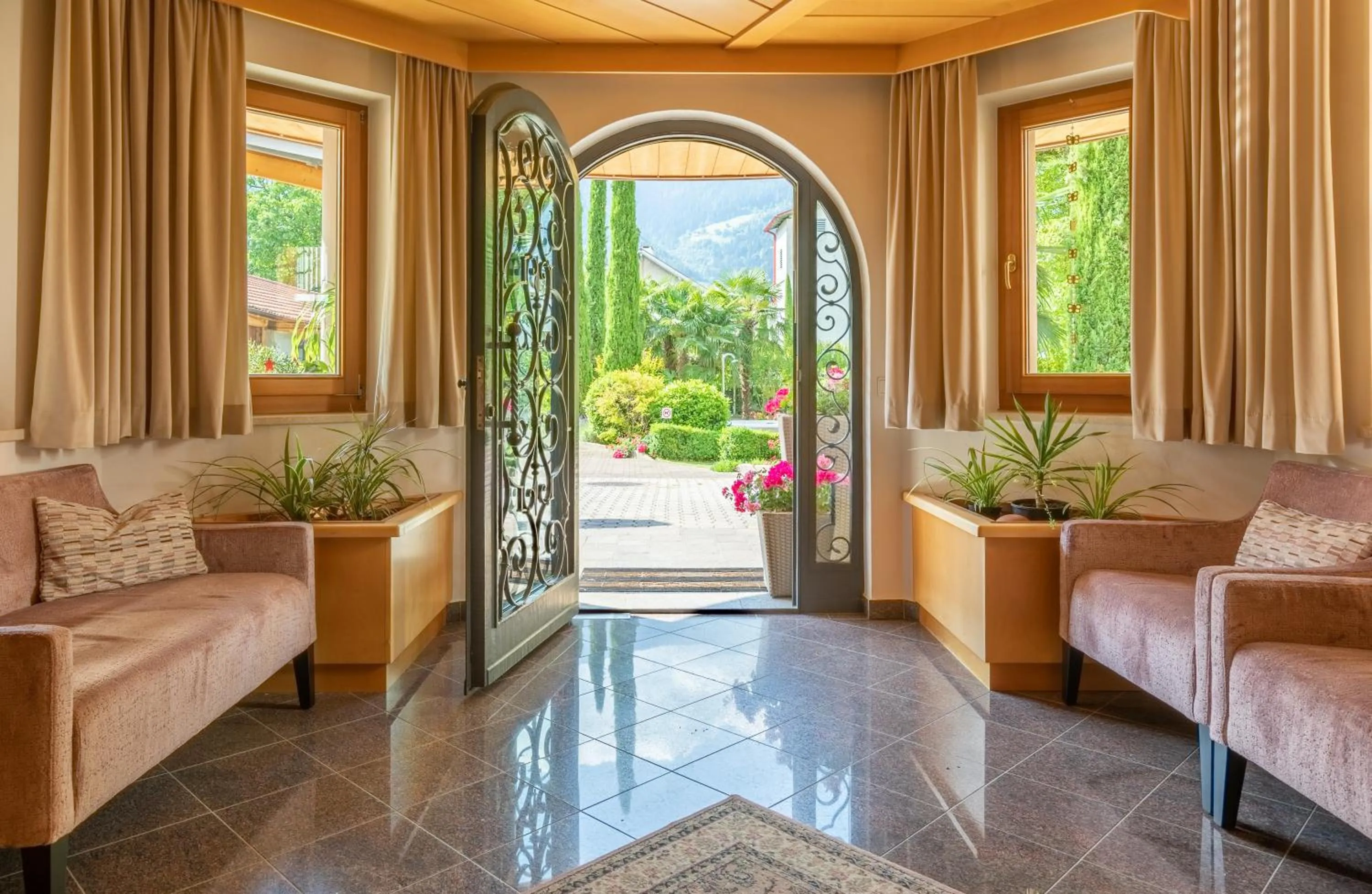 Seating area in Apartm. & BB Ferienidylle Gstrein