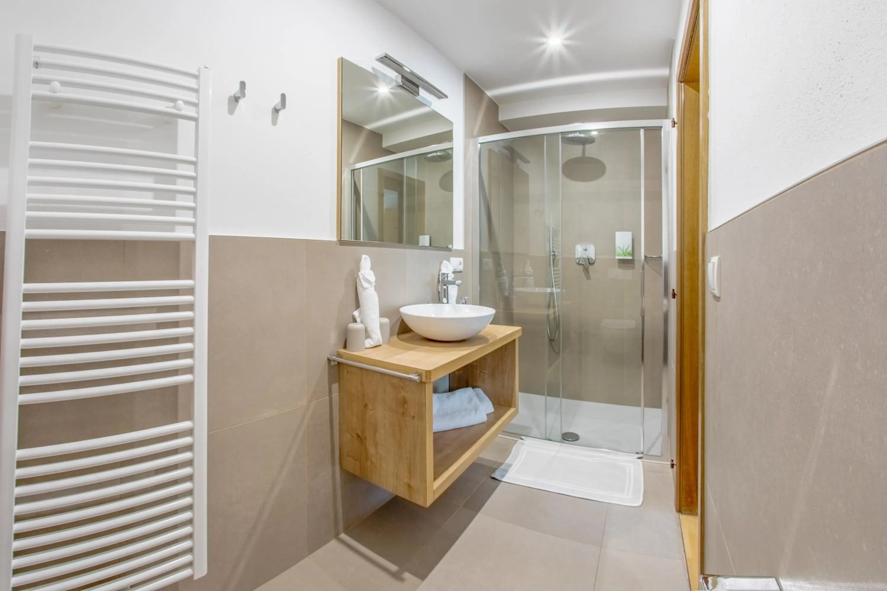 Bathroom in Apartm. & BB Ferienidylle Gstrein