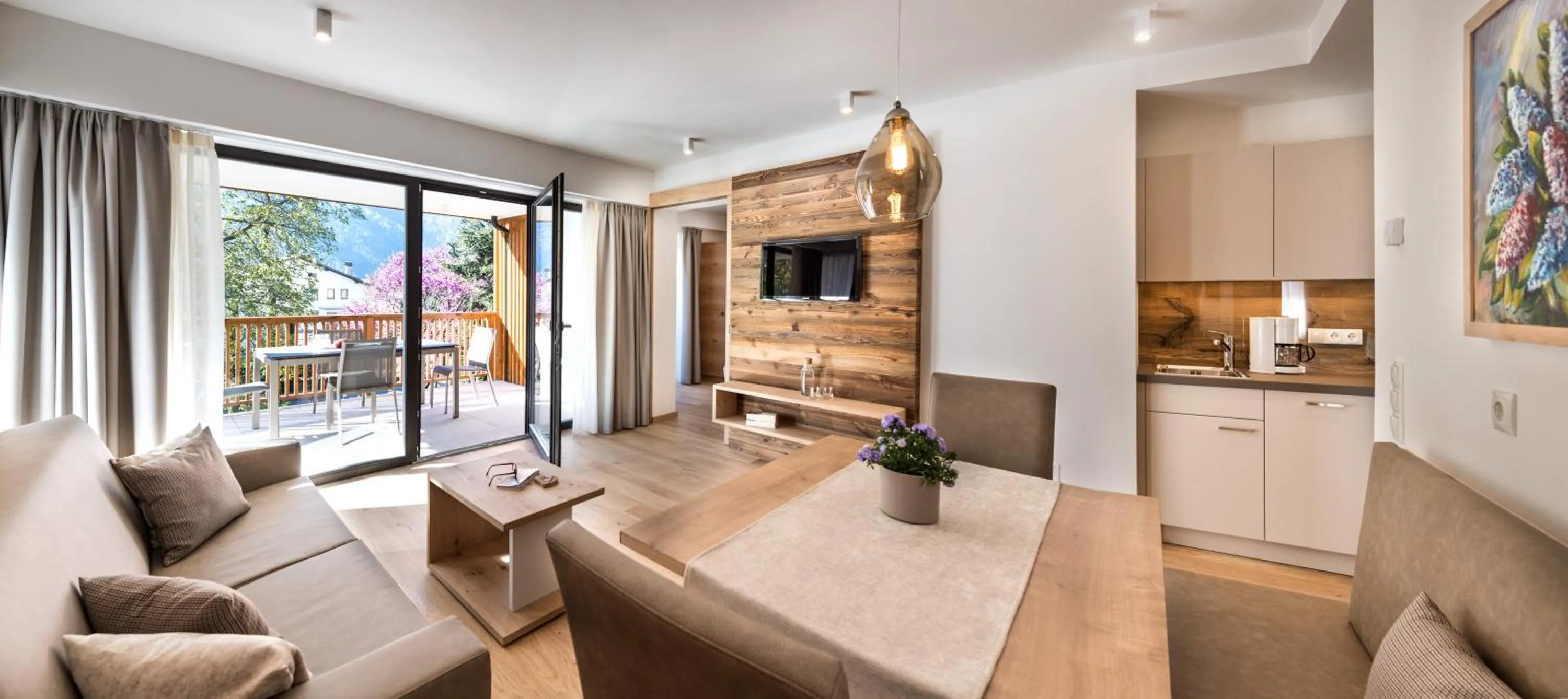 Living room in Apartm. & BB Ferienidylle Gstrein