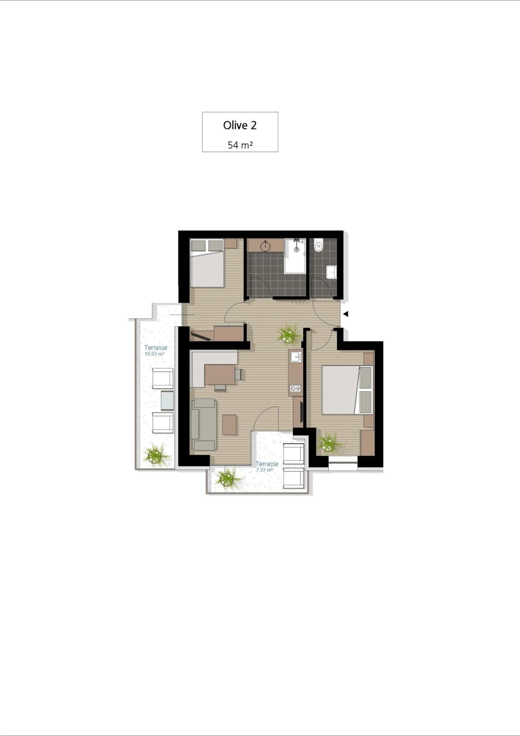 Floor plan in Apartm. & BB Ferienidylle Gstrein