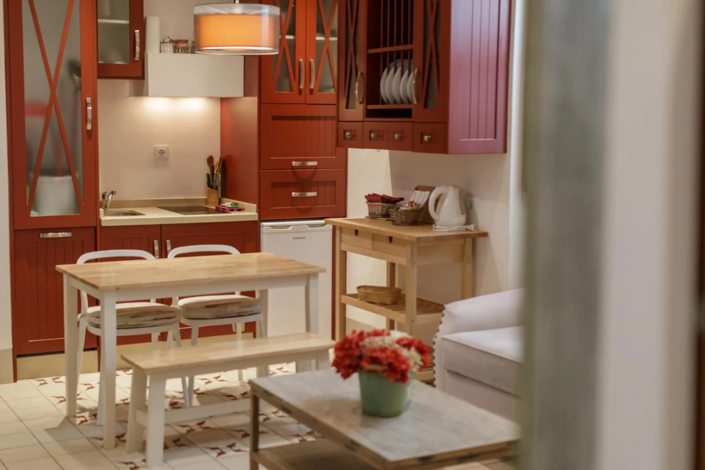 Dining area in ApartaSuites Alberca Deluxe