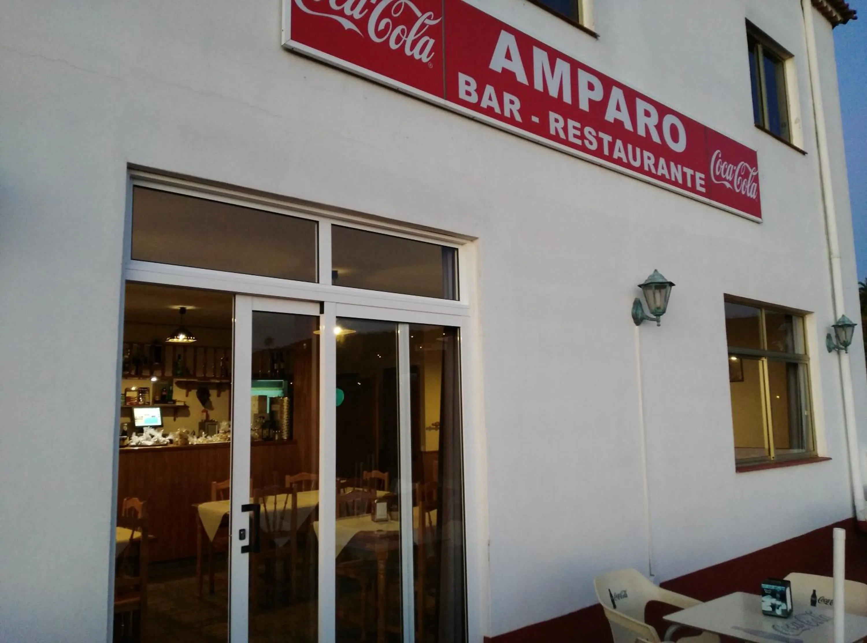 Area and facilities in Pensión Amparo Las Hayas