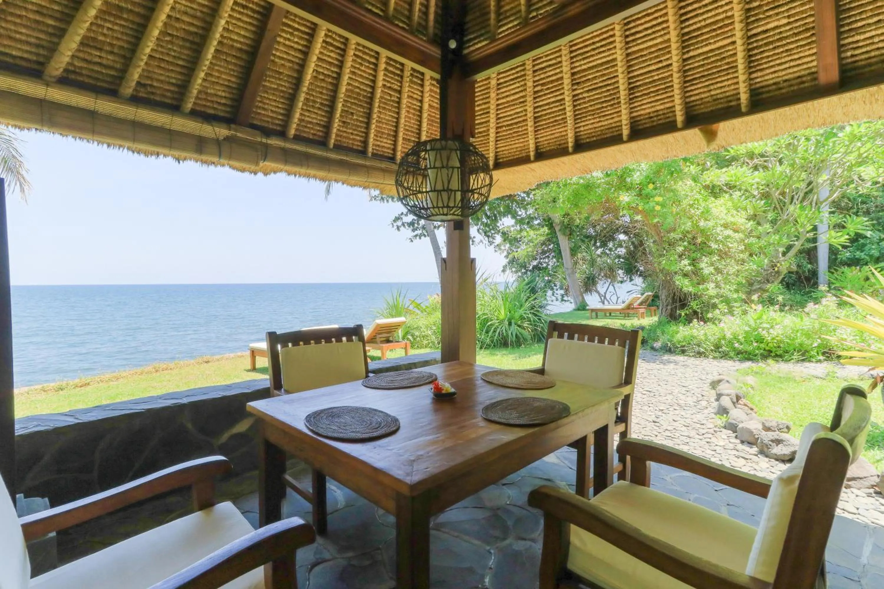 Balcony/Terrace in Palm Beach Villas Bali