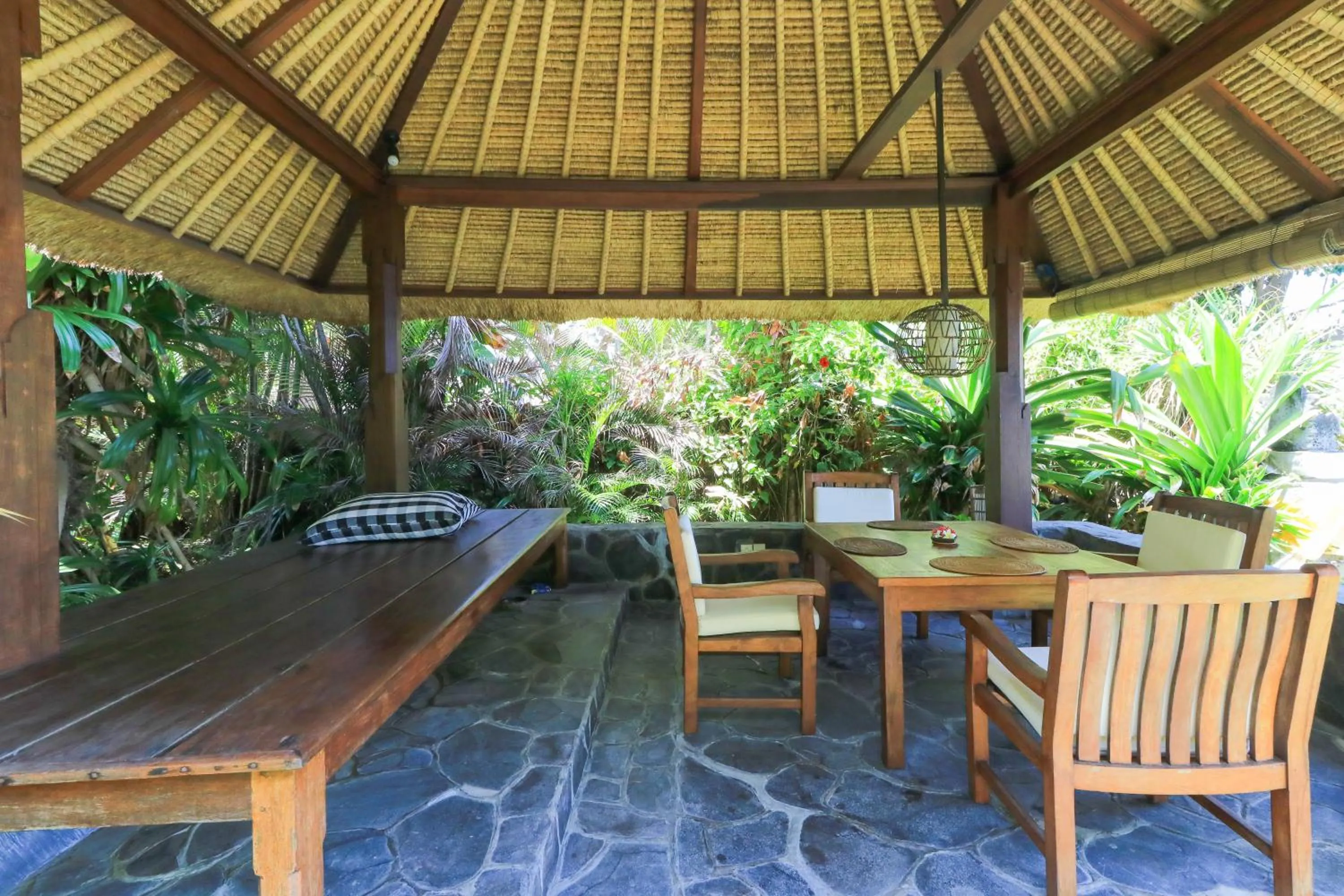 Patio in Palm Beach Villas Bali