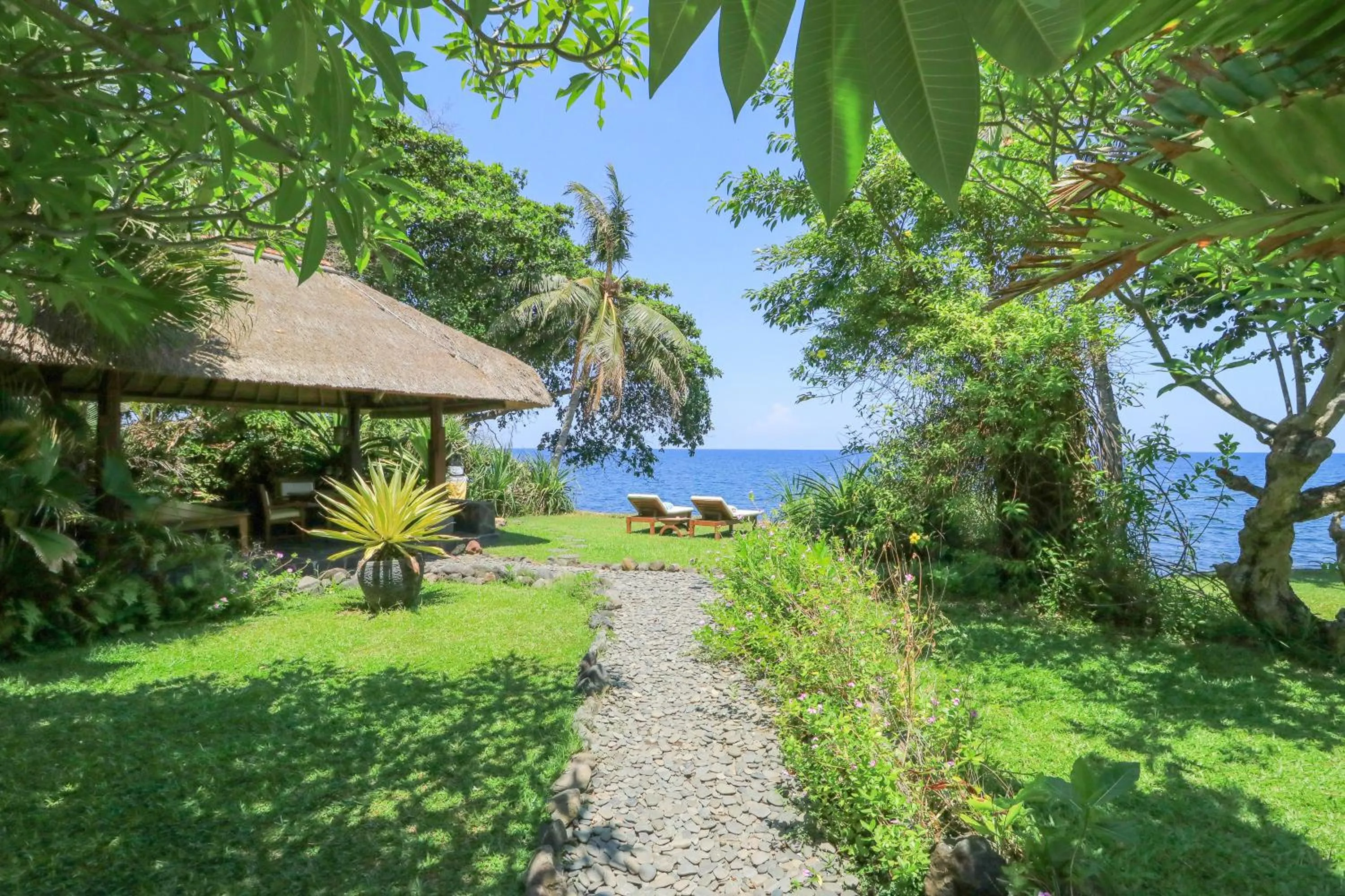 Sea view in Palm Beach Villas Bali