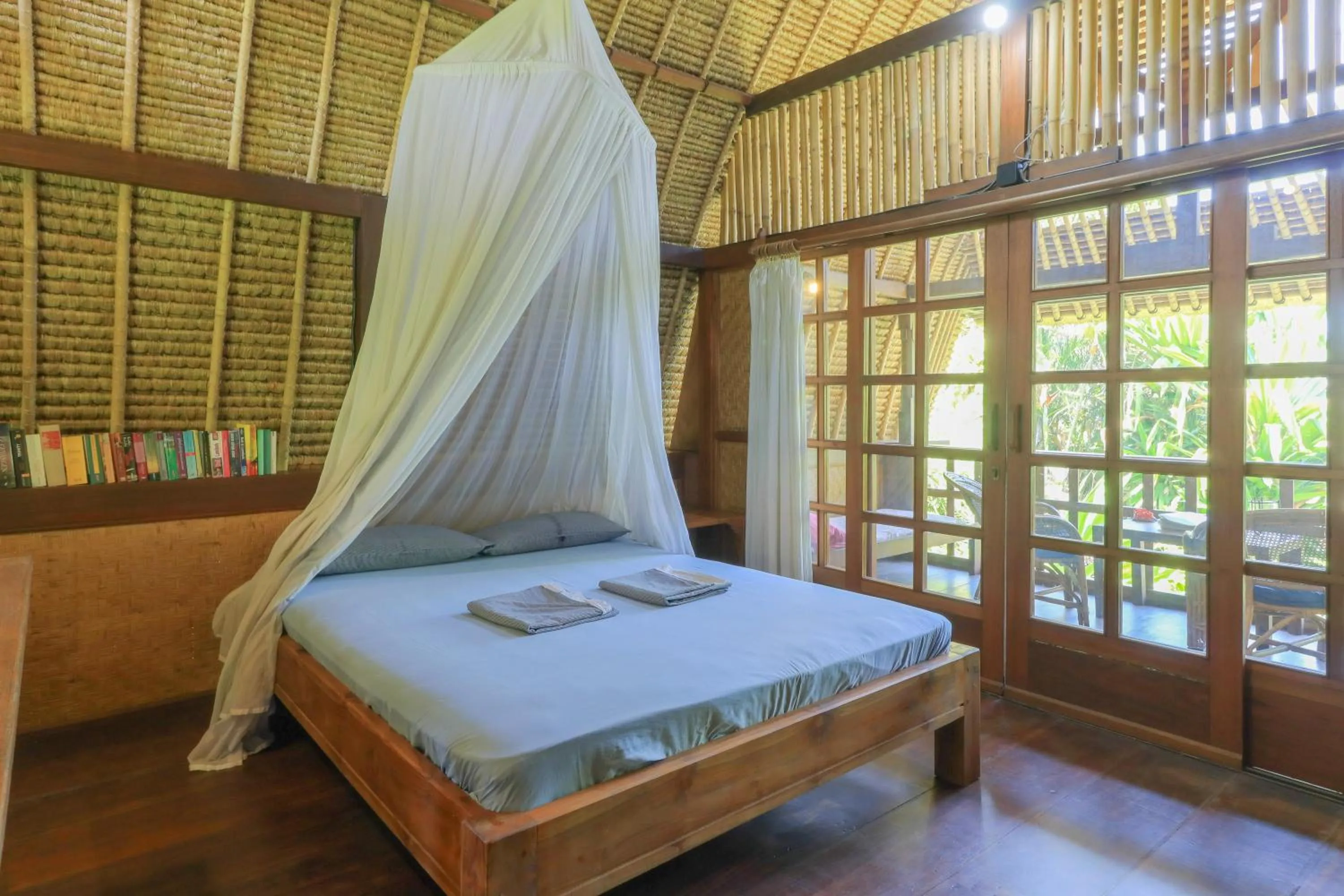 Bedroom, Bed in Palm Beach Villas Bali