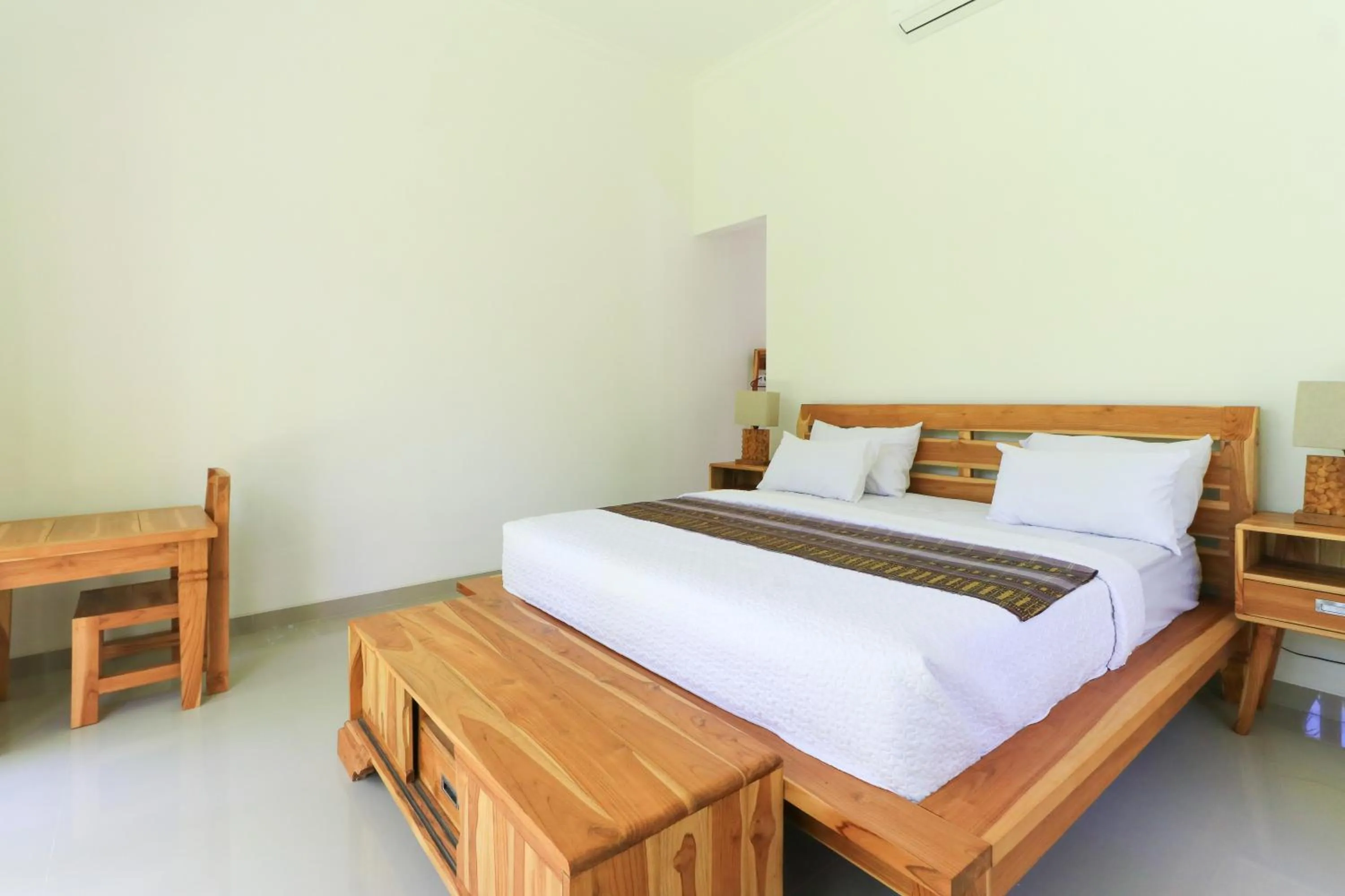 Bedroom, Bed in Palm Beach Villas Bali