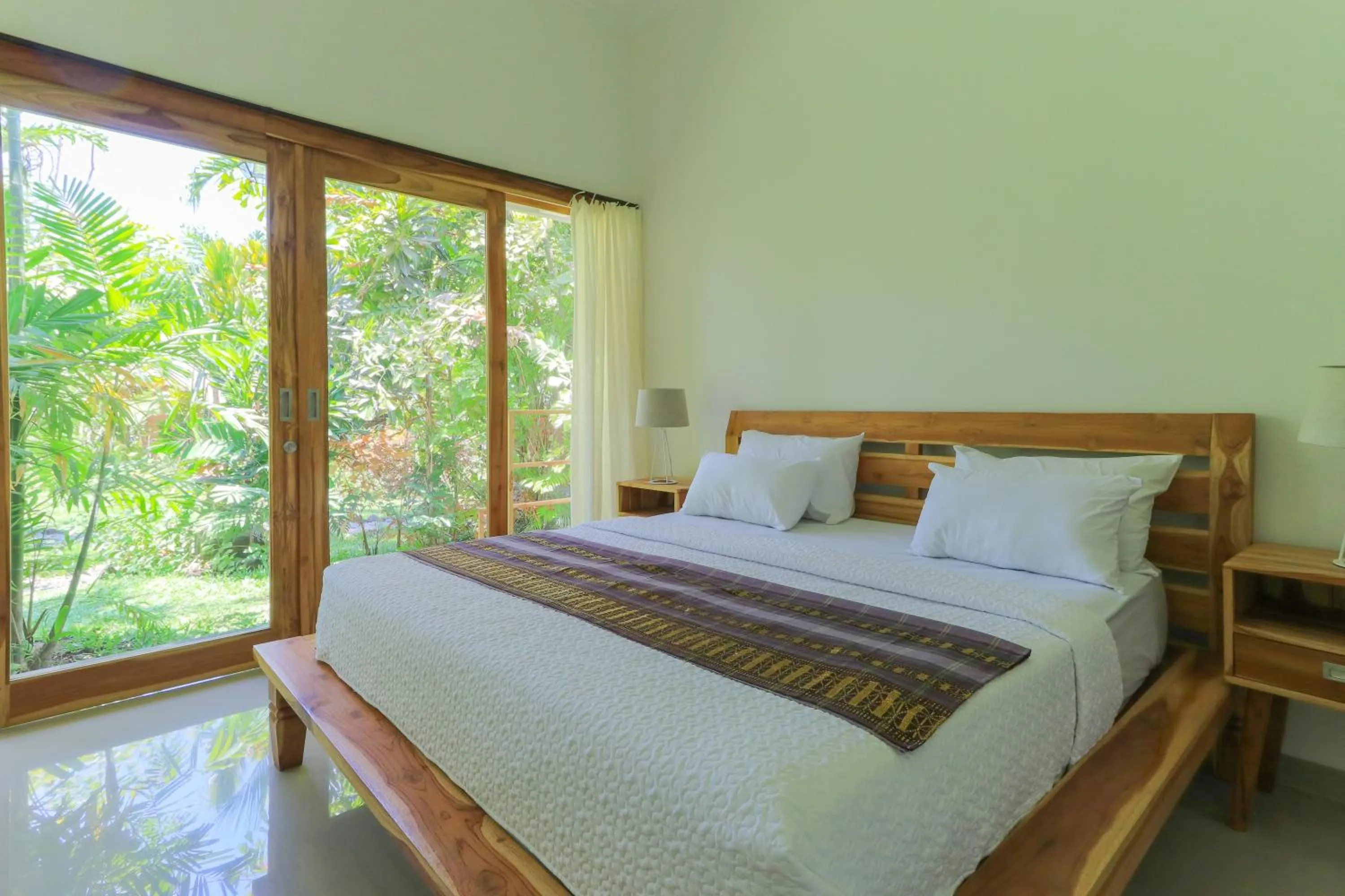 Bedroom, Bed in Palm Beach Villas Bali