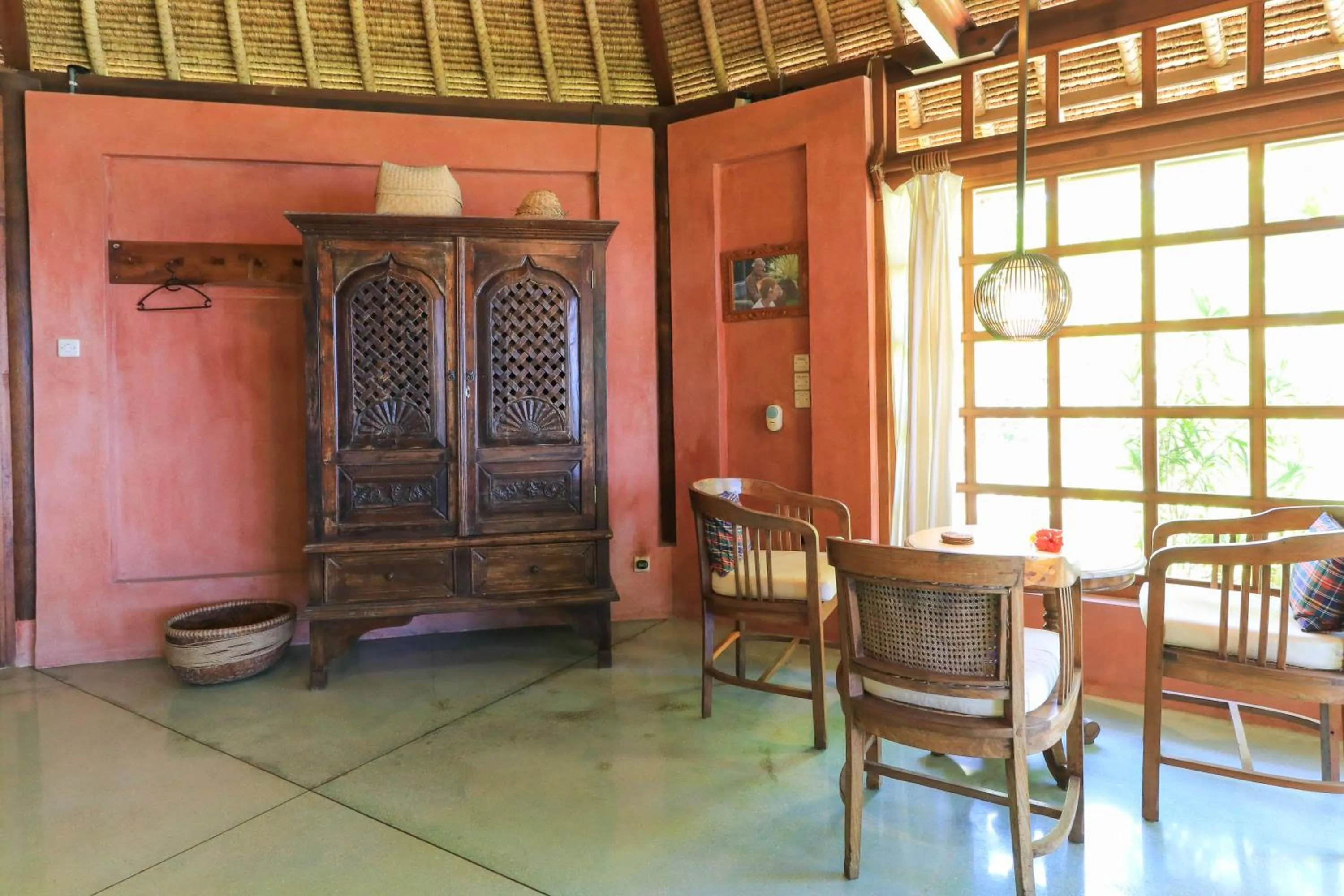 Seating area in Palm Beach Villas Bali