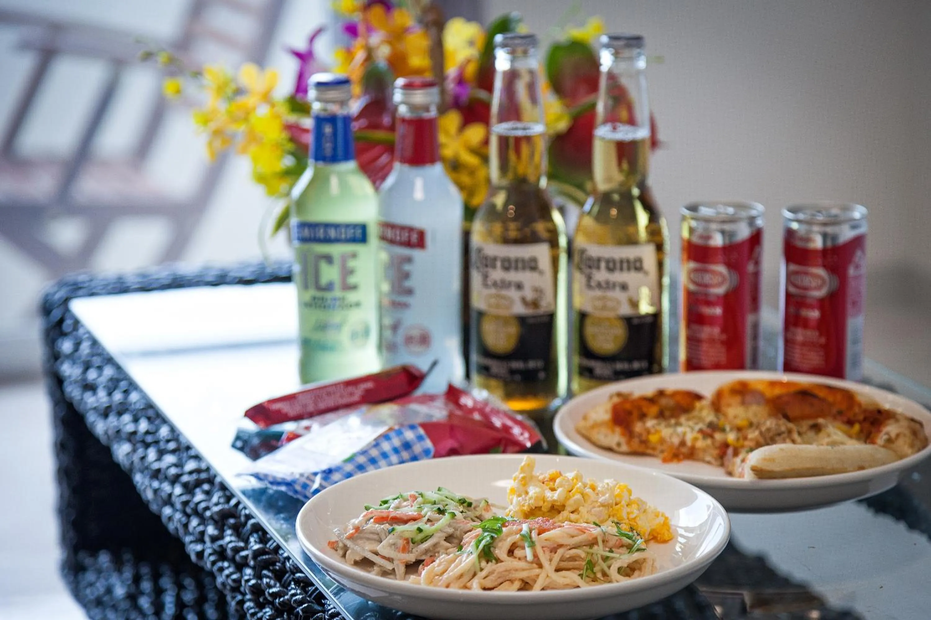 Food and drinks in Yonabaru Hotel SUNRIZE OCEAN