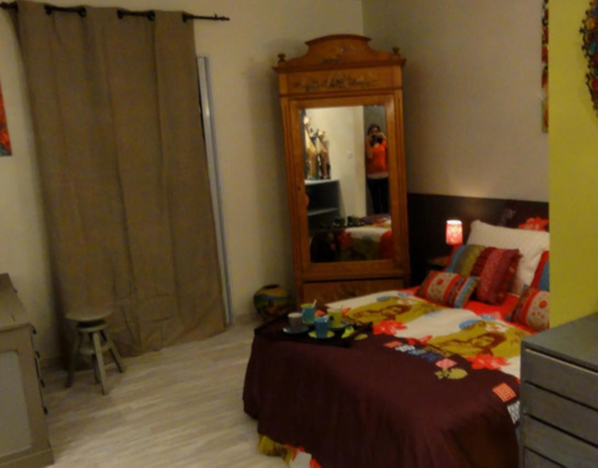 Bed in Chambre d'hôtes Au Fil de l'Eau