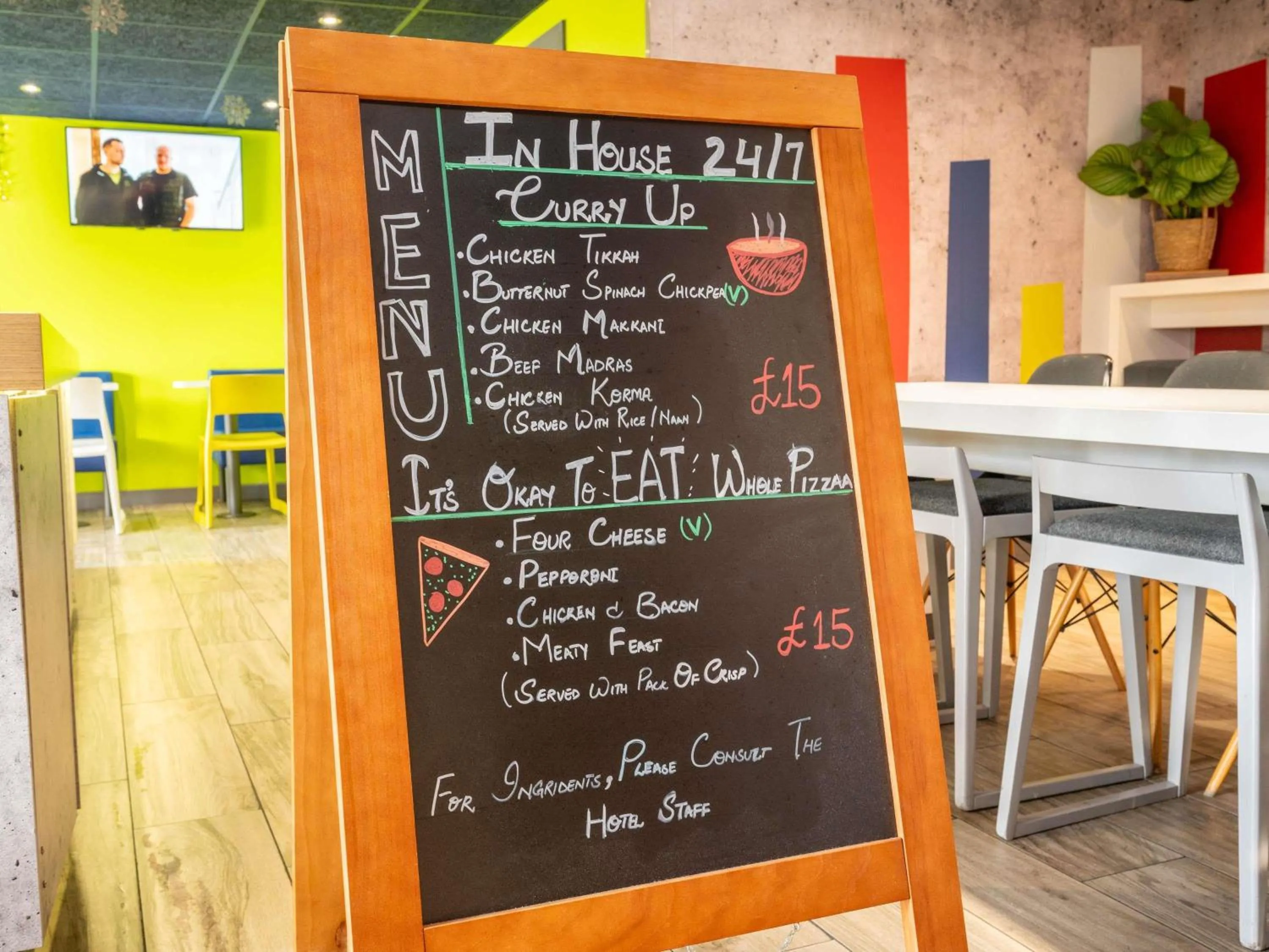 Restaurant/places to eat in ibis budget London Barking