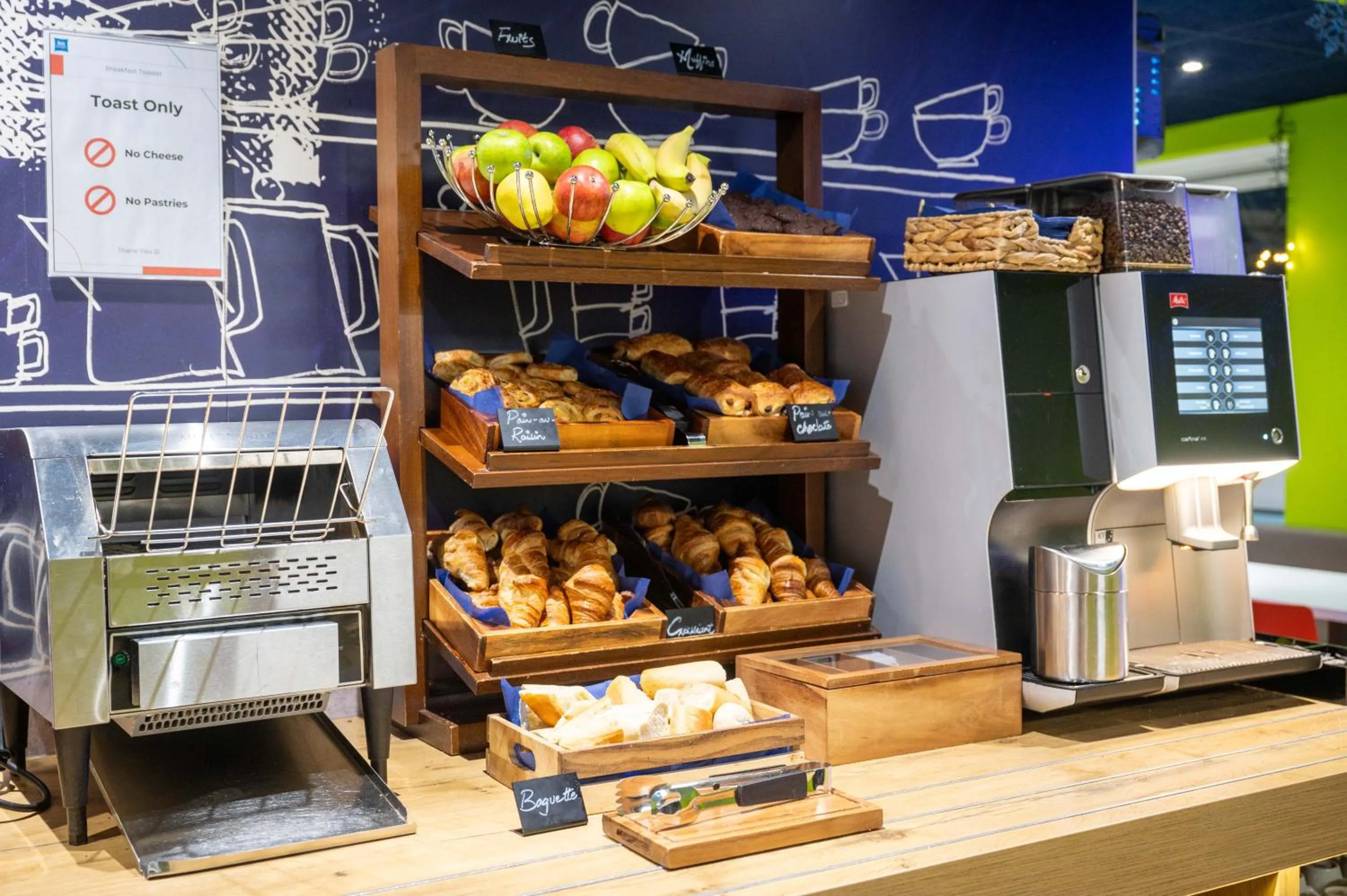 Continental breakfast in ibis budget London Barking