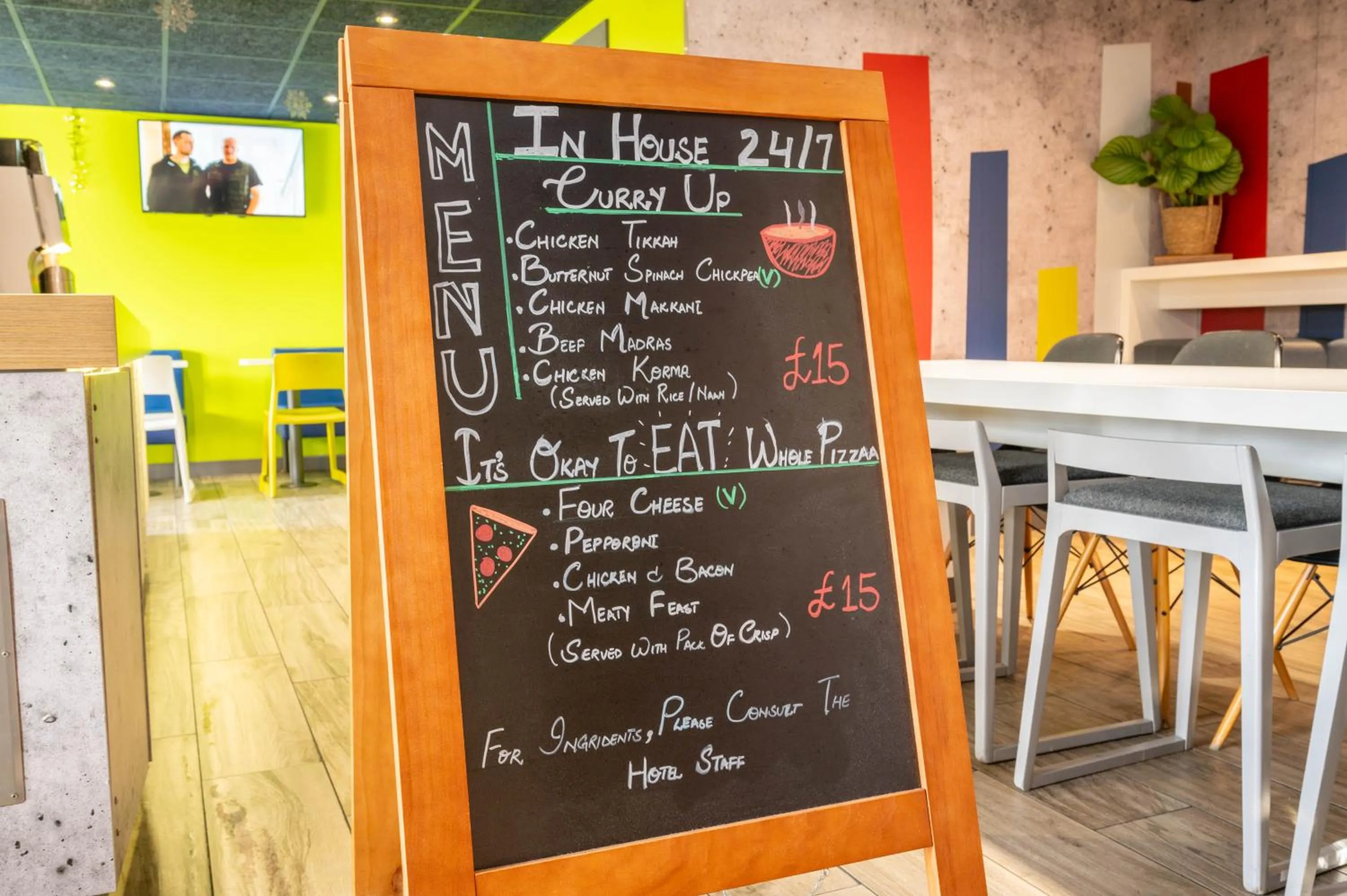 Restaurant/places to eat in ibis budget London Barking