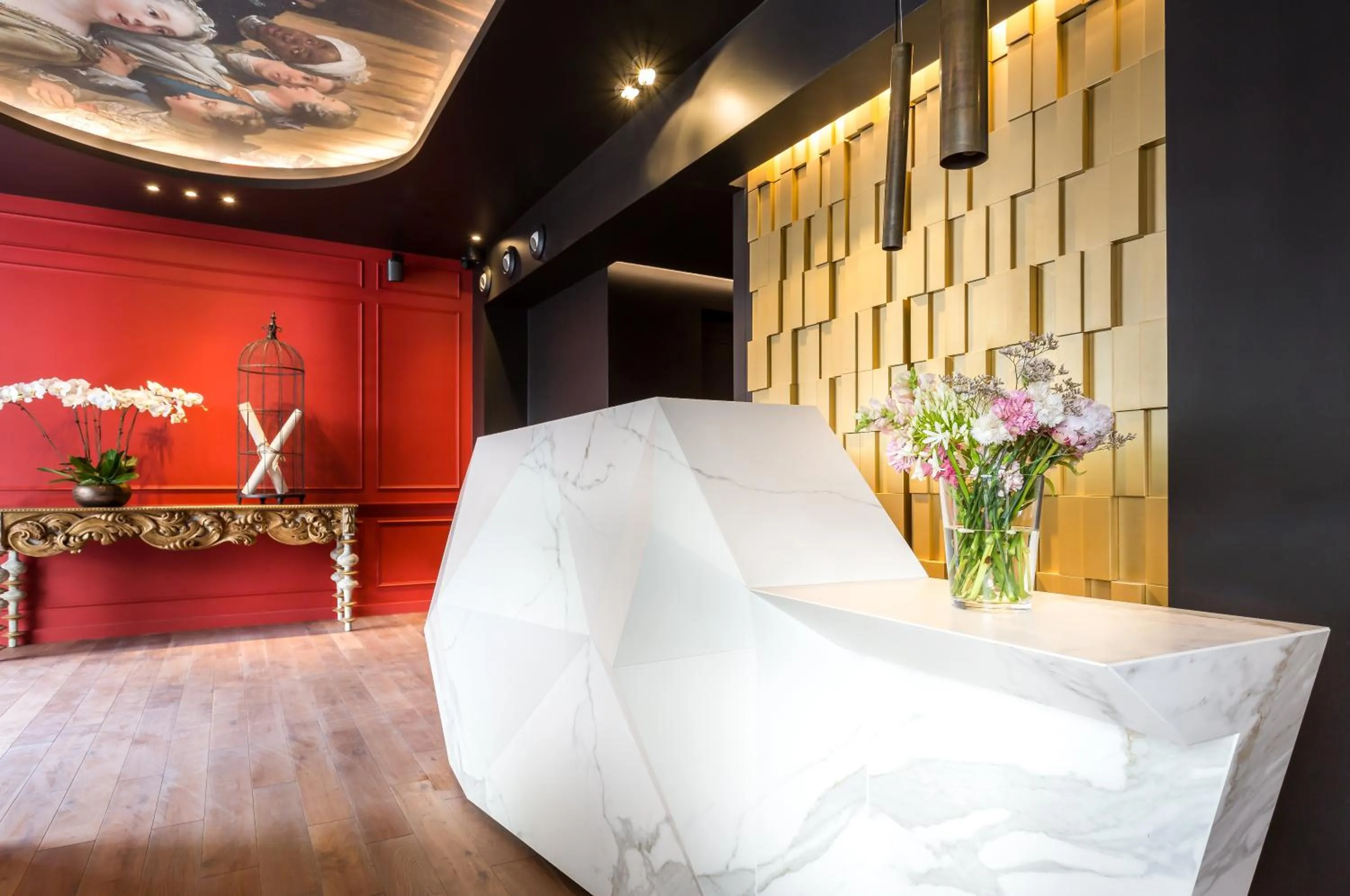 Lobby or reception in Hôtel La Comtesse